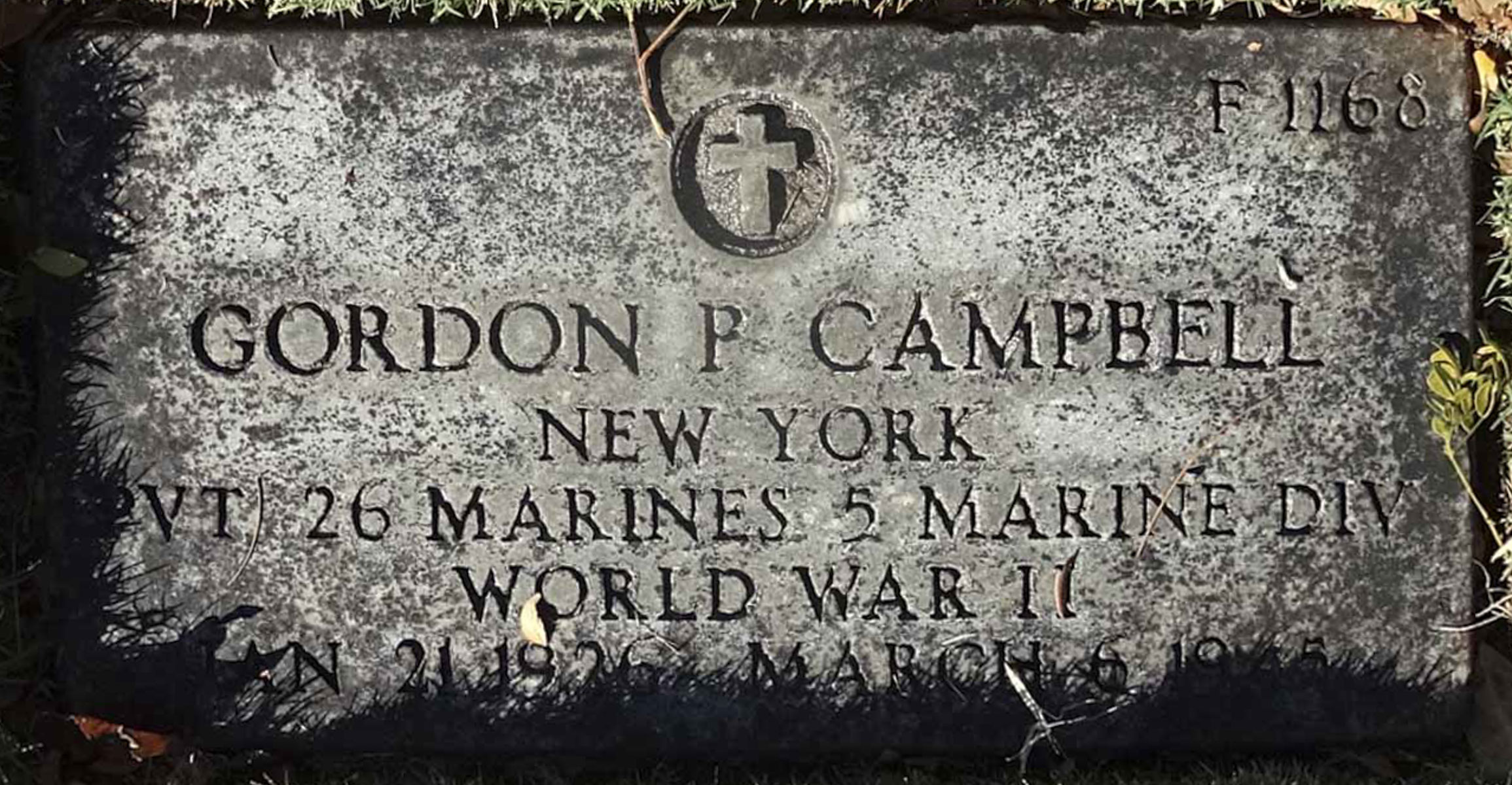 Gravesite marker image for gordon peter campbell