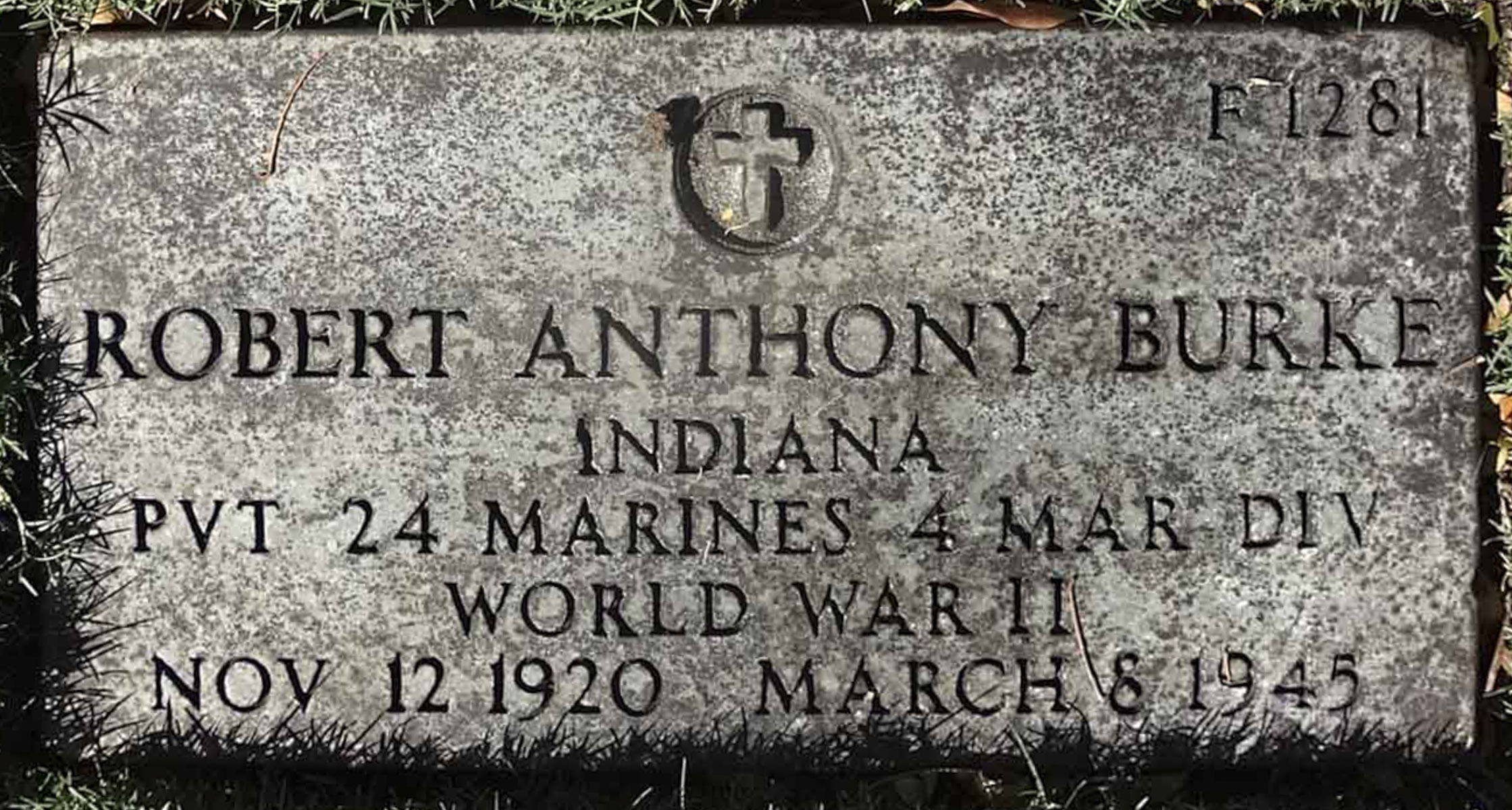 Gravesite marker image for robert anthony burke