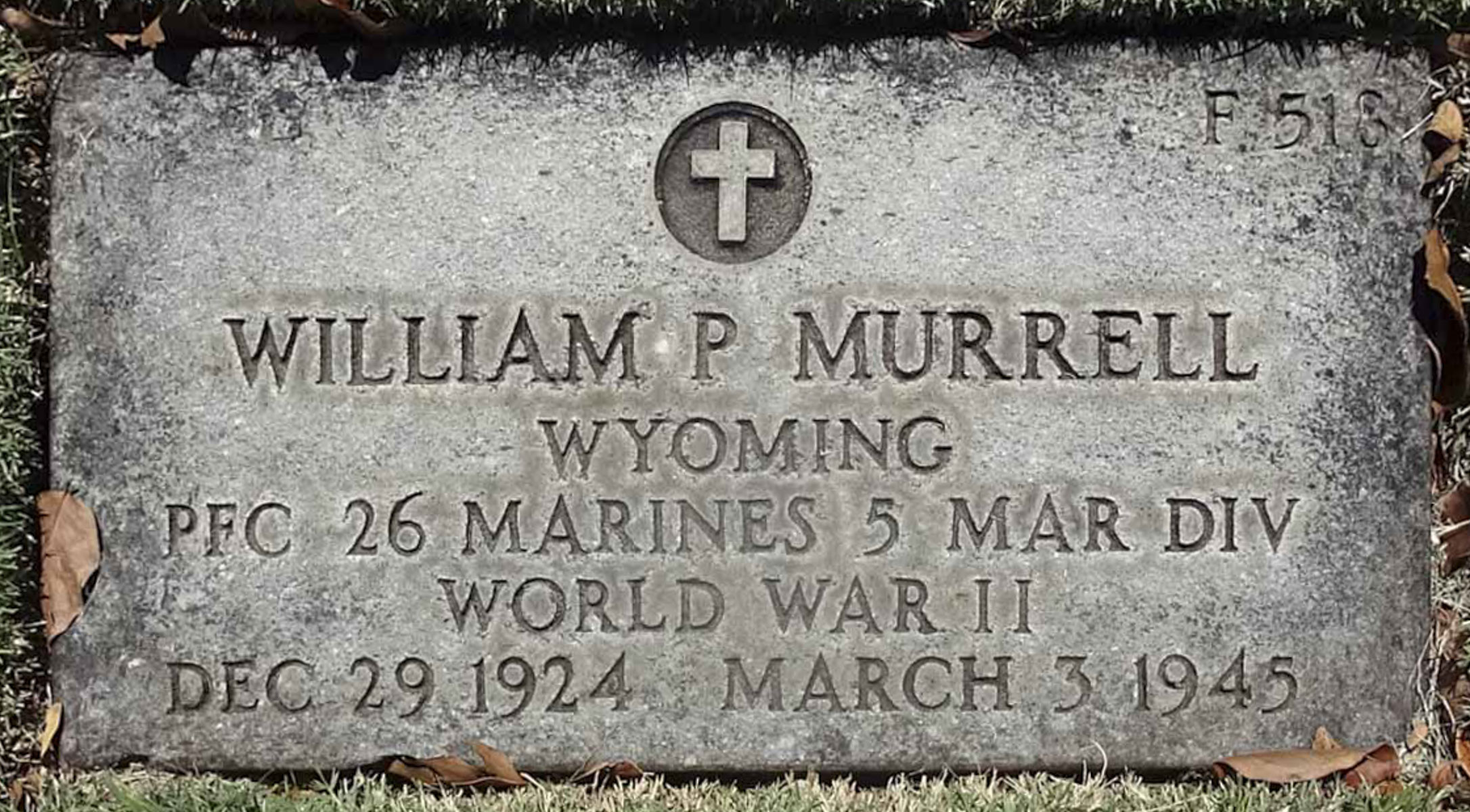 Gravesite marker image for william p murrell