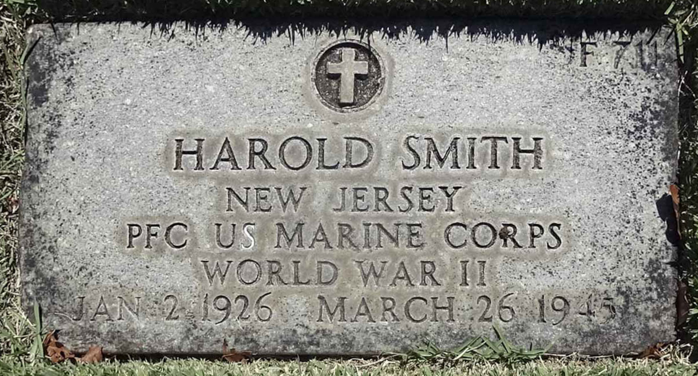 Gravesite marker image for harold smith