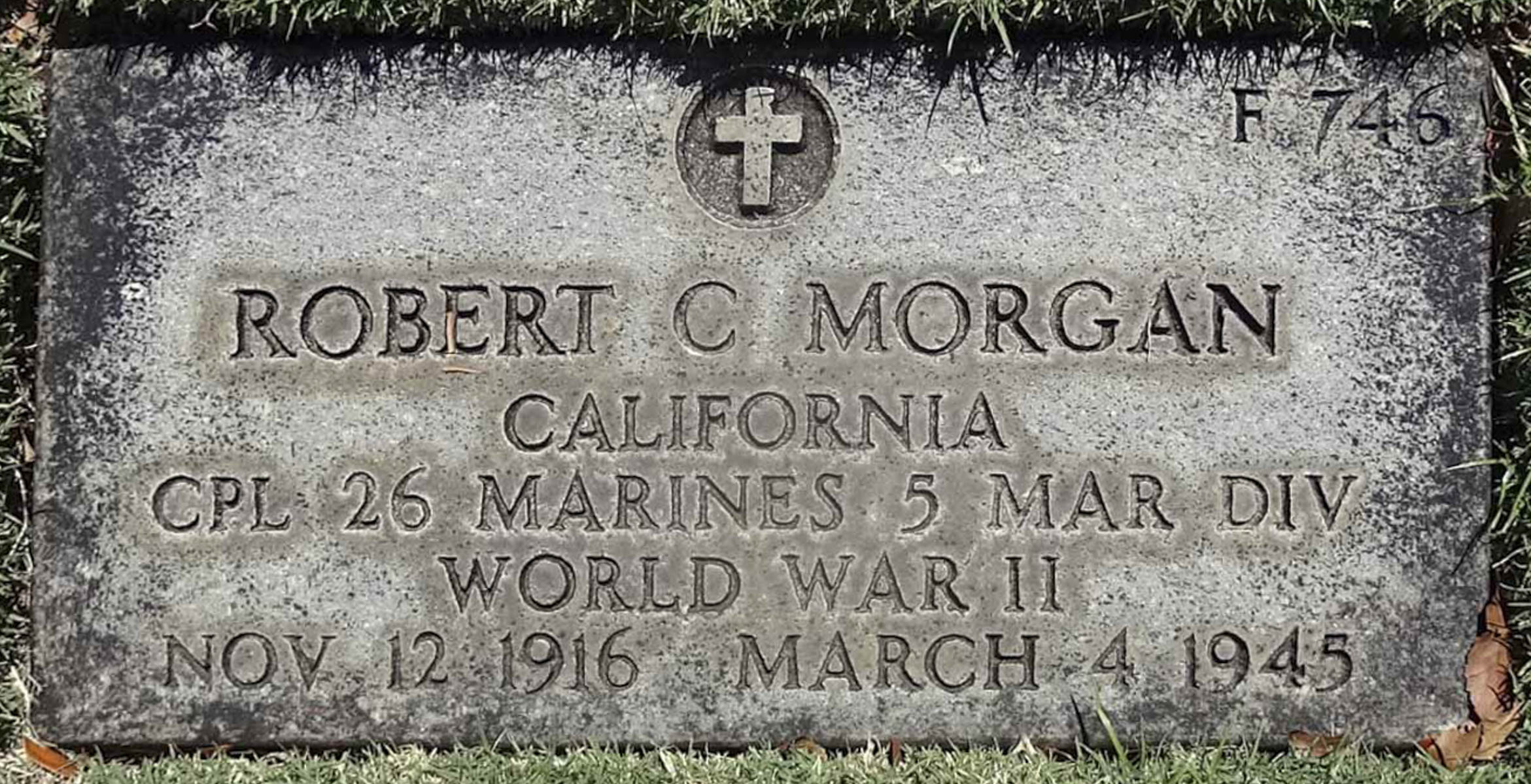 Gravesite marker image for robert campbell morgan