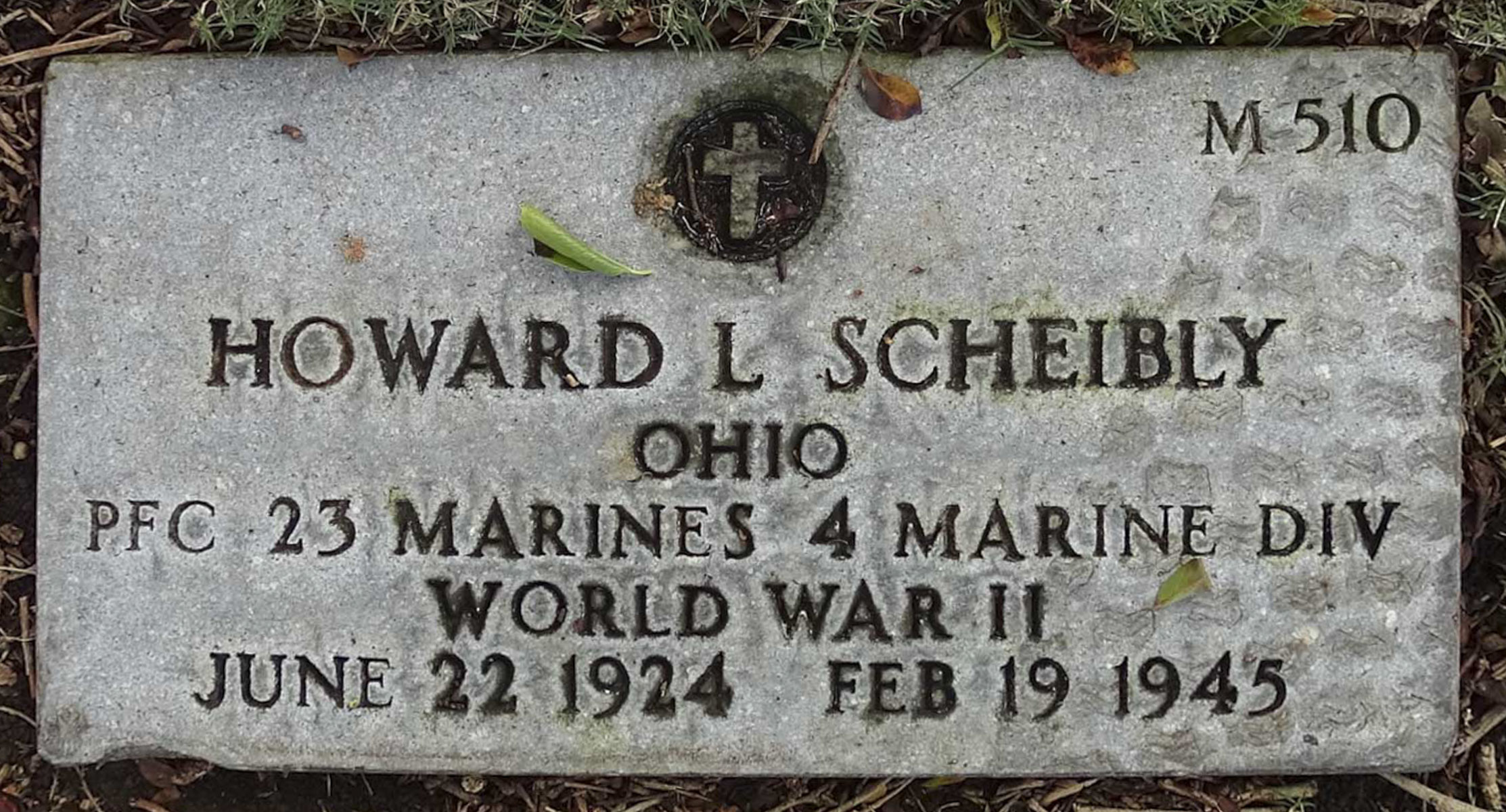 Gravesite marker image for howard l scheibly