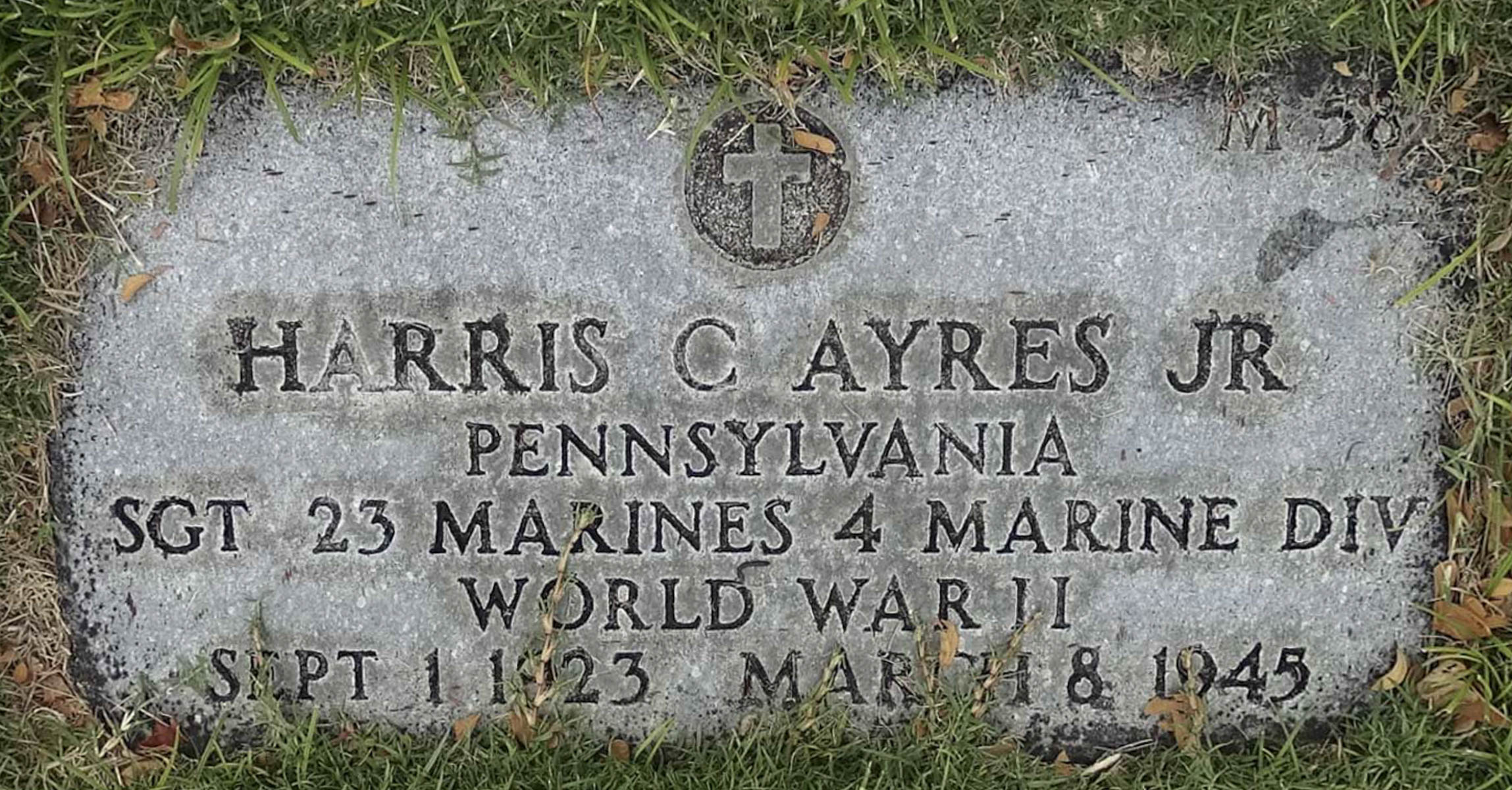 Gravesite marker image for harris c ayres jr