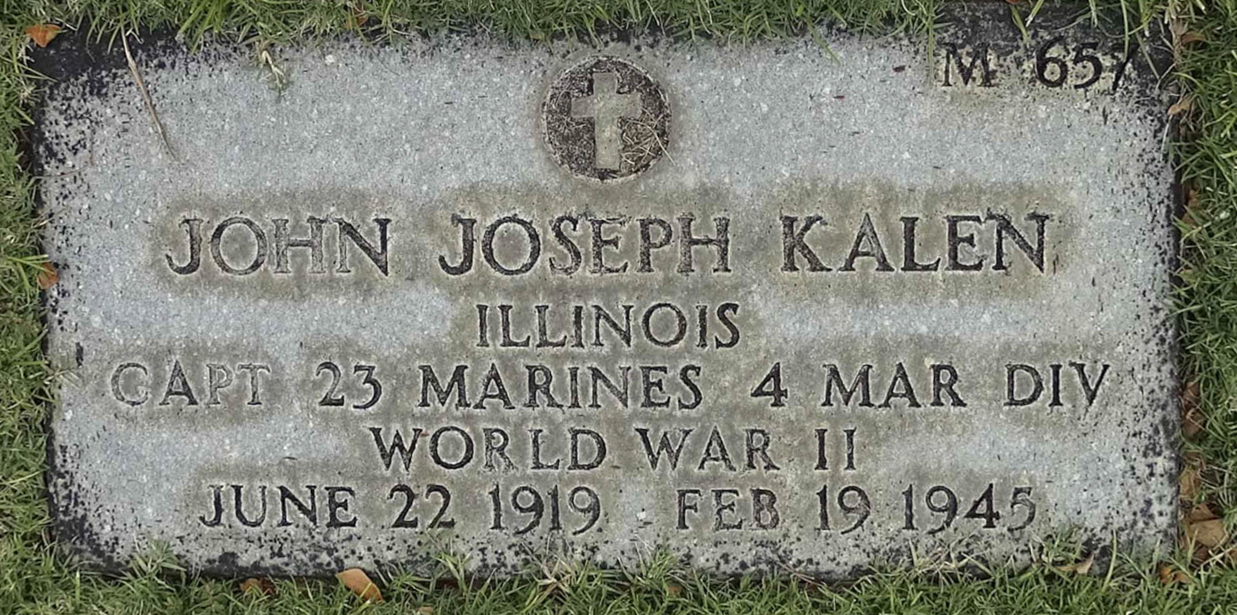 Gravesite marker image for john joseph kalen