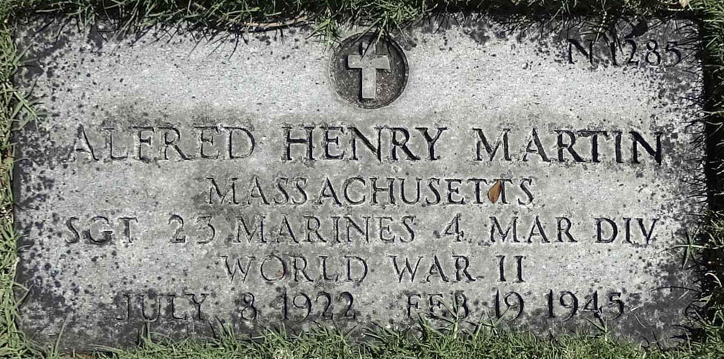 Gravesite marker image for alfred henry martin