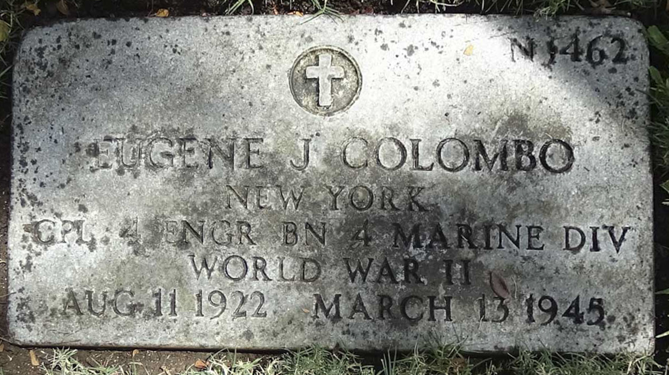 Gravesite marker image for eugene j colombo