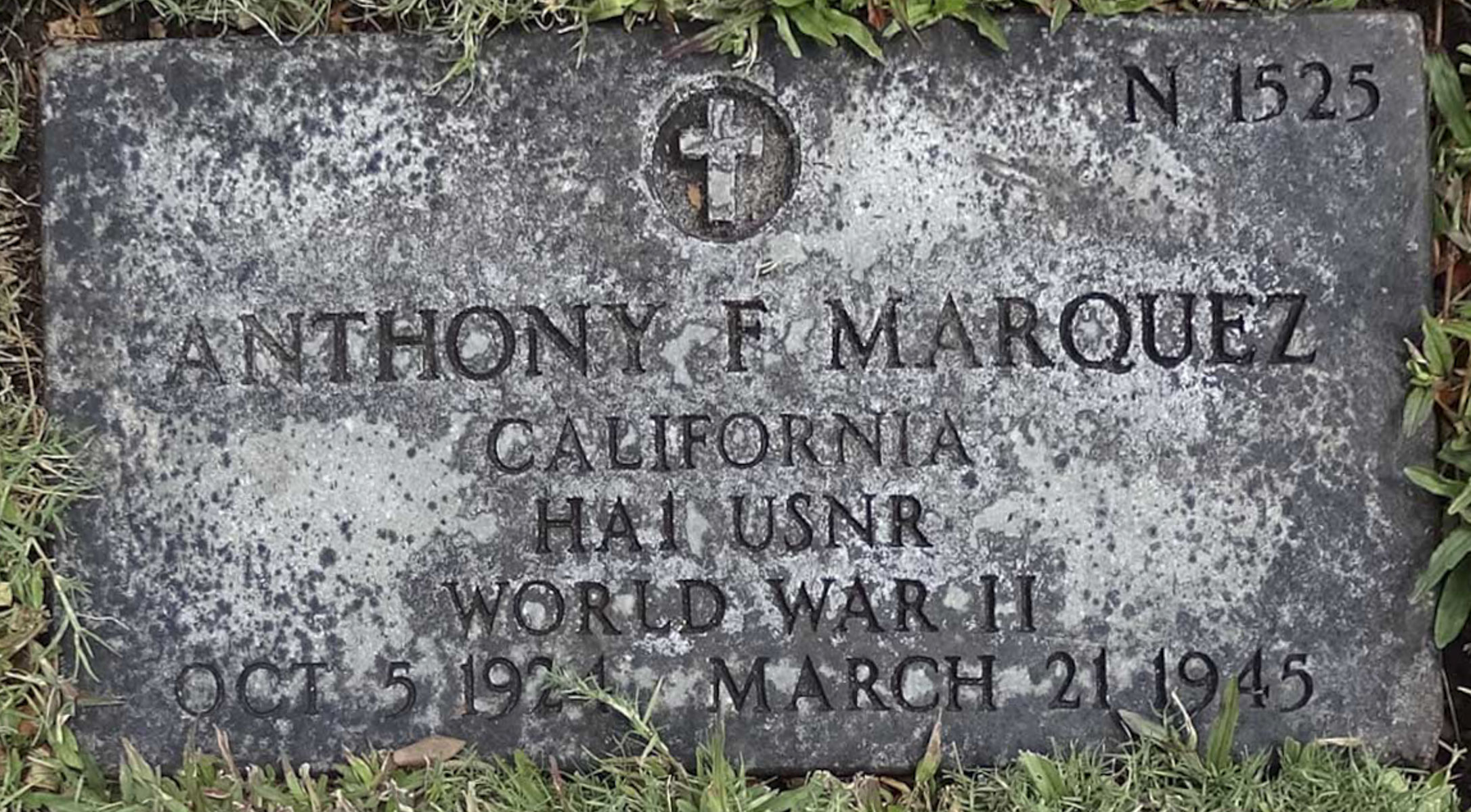 Gravesite marker image for anthony francis marquez
