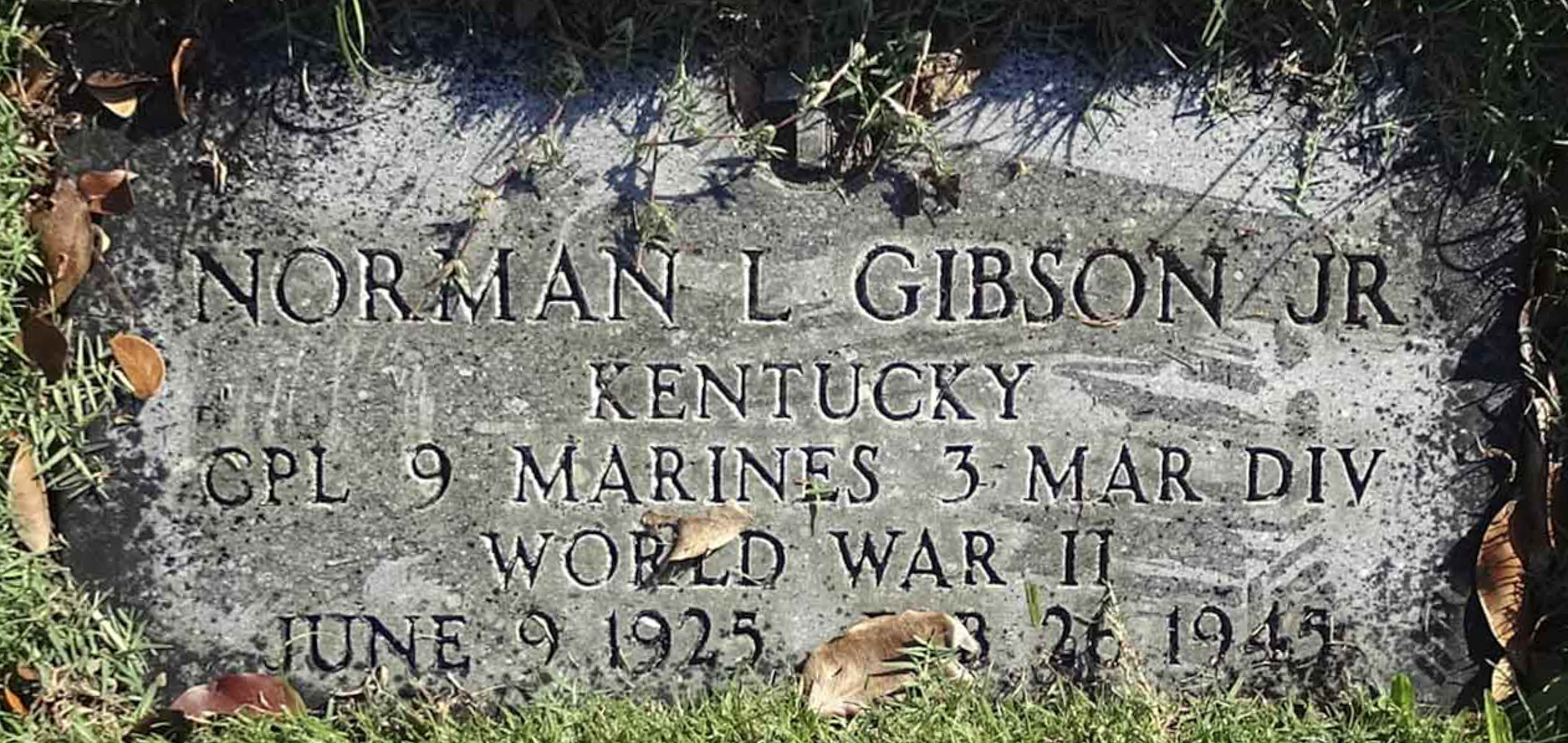 Gravesite marker image for norman l gibson jr
