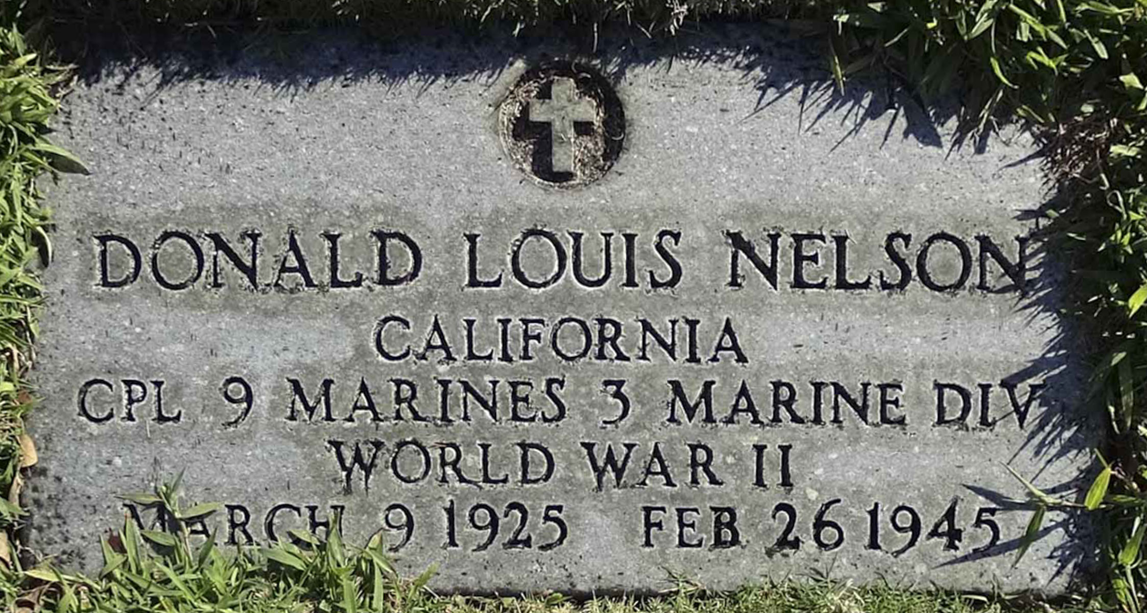 Gravesite marker image for donald louis nelson