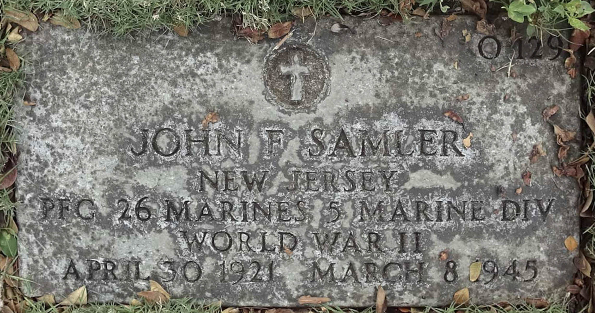 Gravesite marker image for john f samler