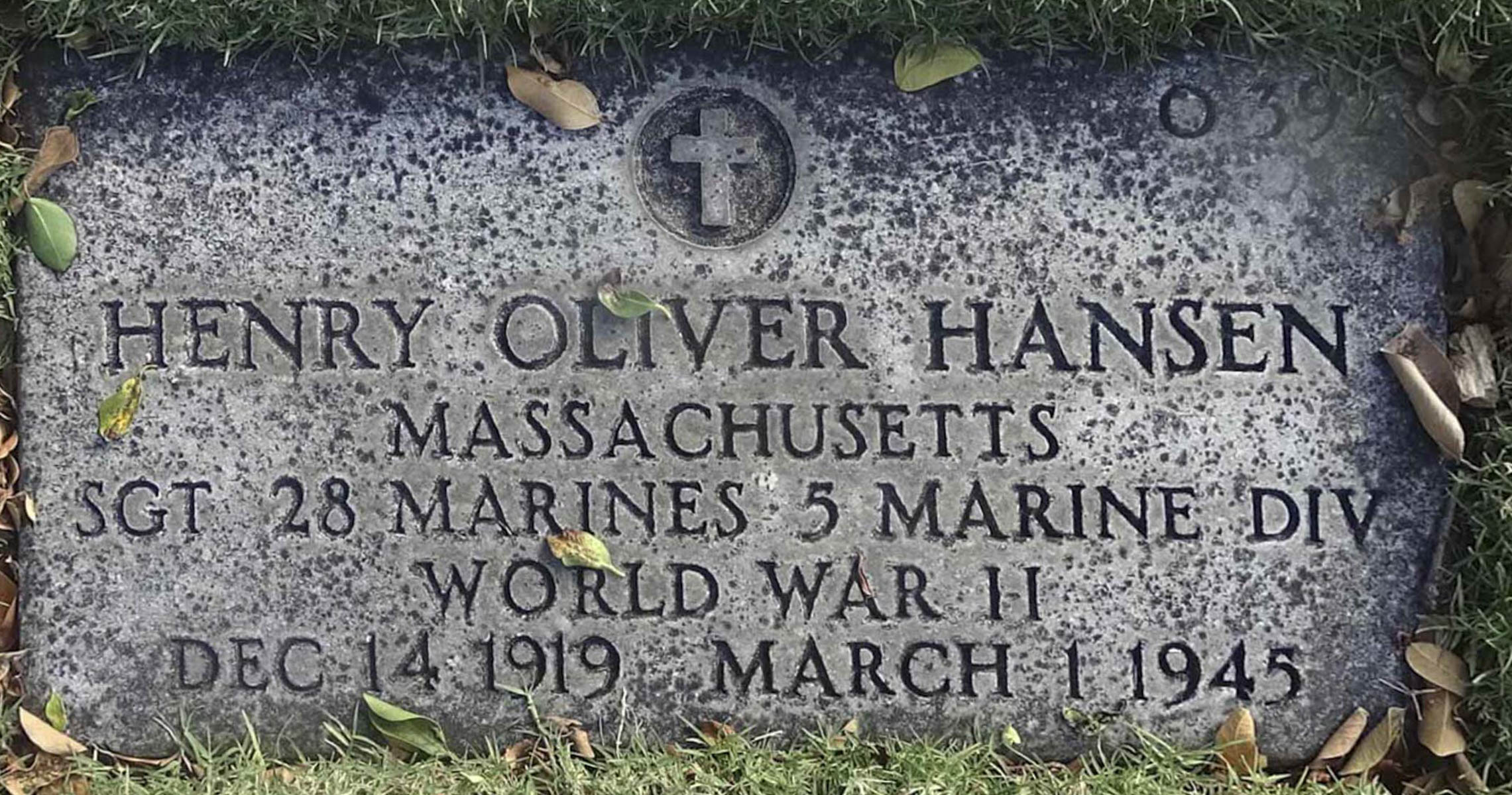 Gravesite marker image for henry oliver hansen