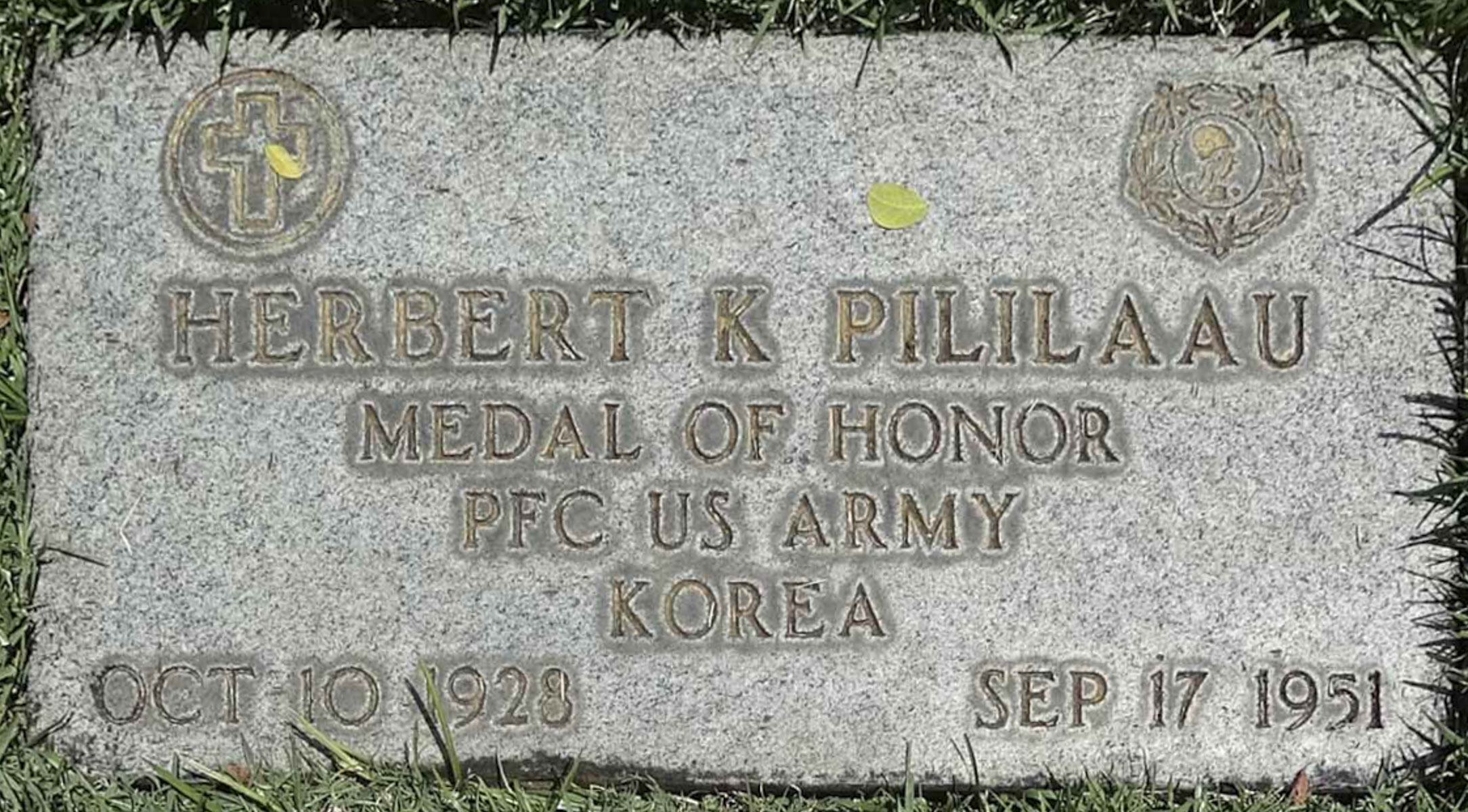 Gravesite marker image for herbert k pililaau