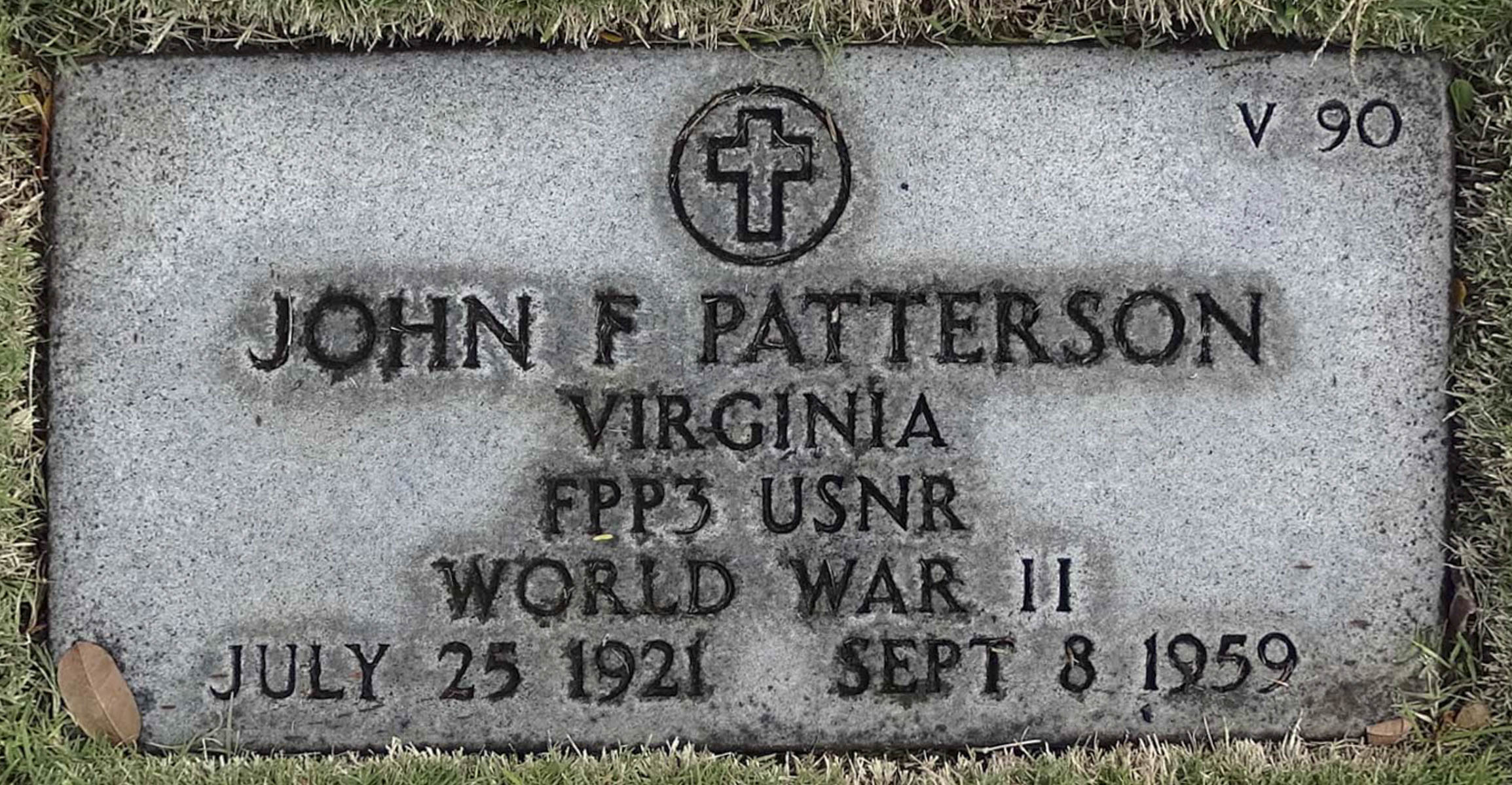 Gravesite marker image for john frainces patterson