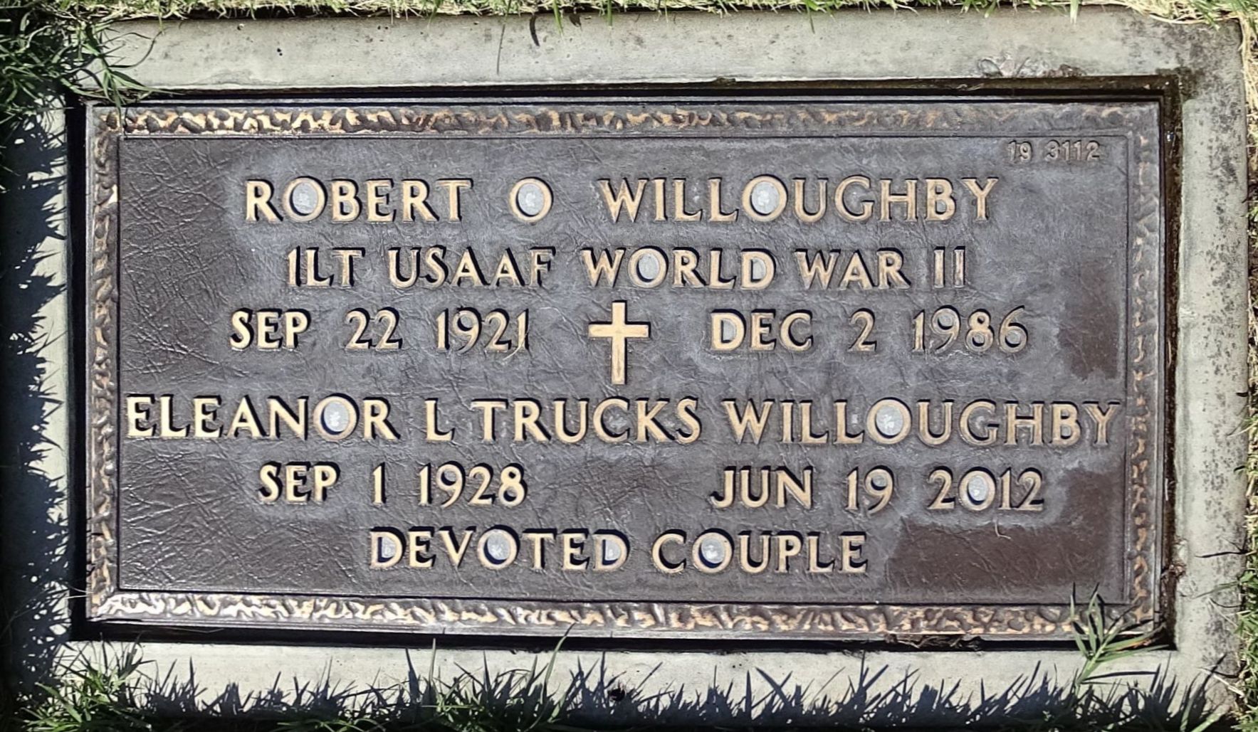 Gravesite marker image for robert o willoughby