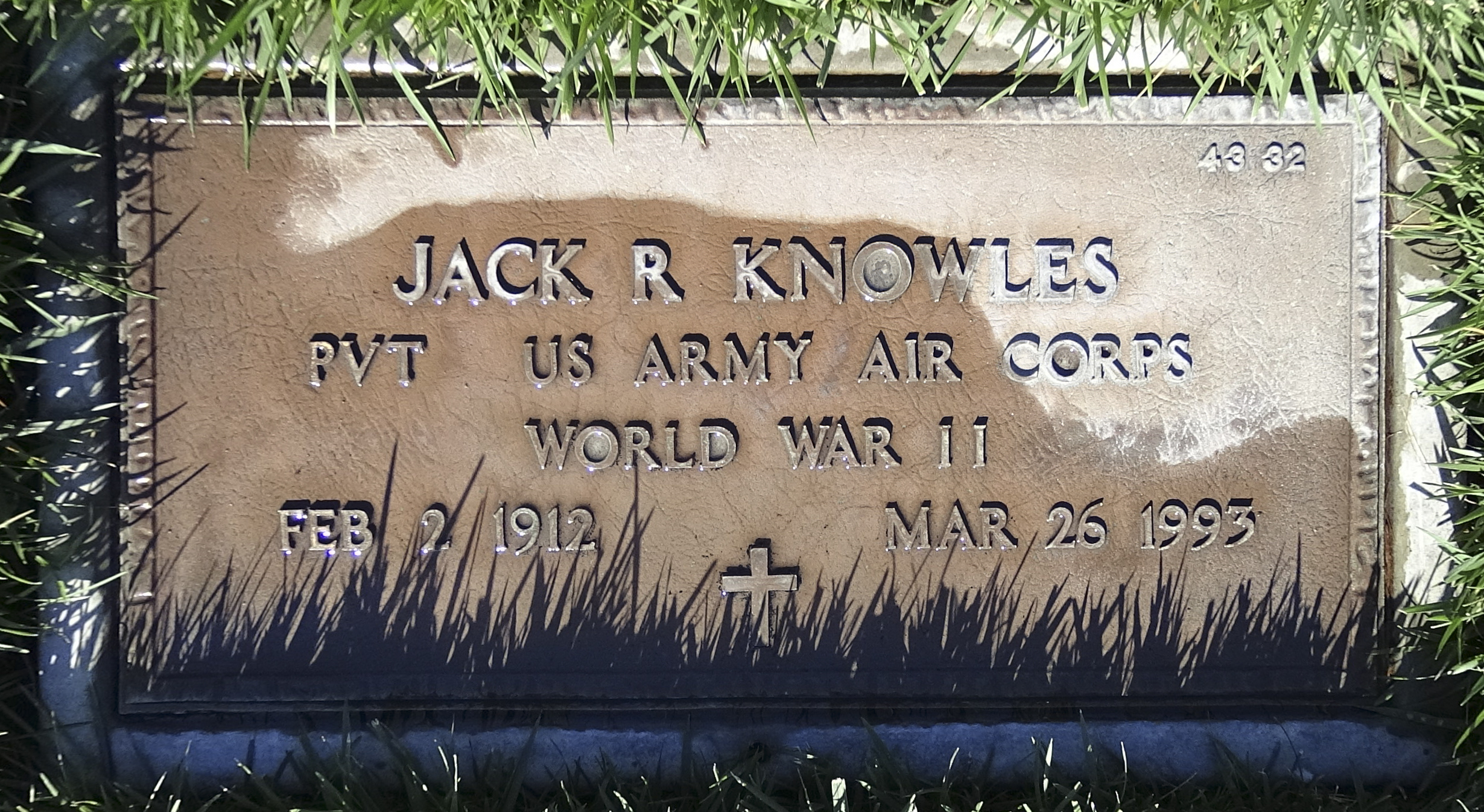 Gravesite marker image for jack r knowles