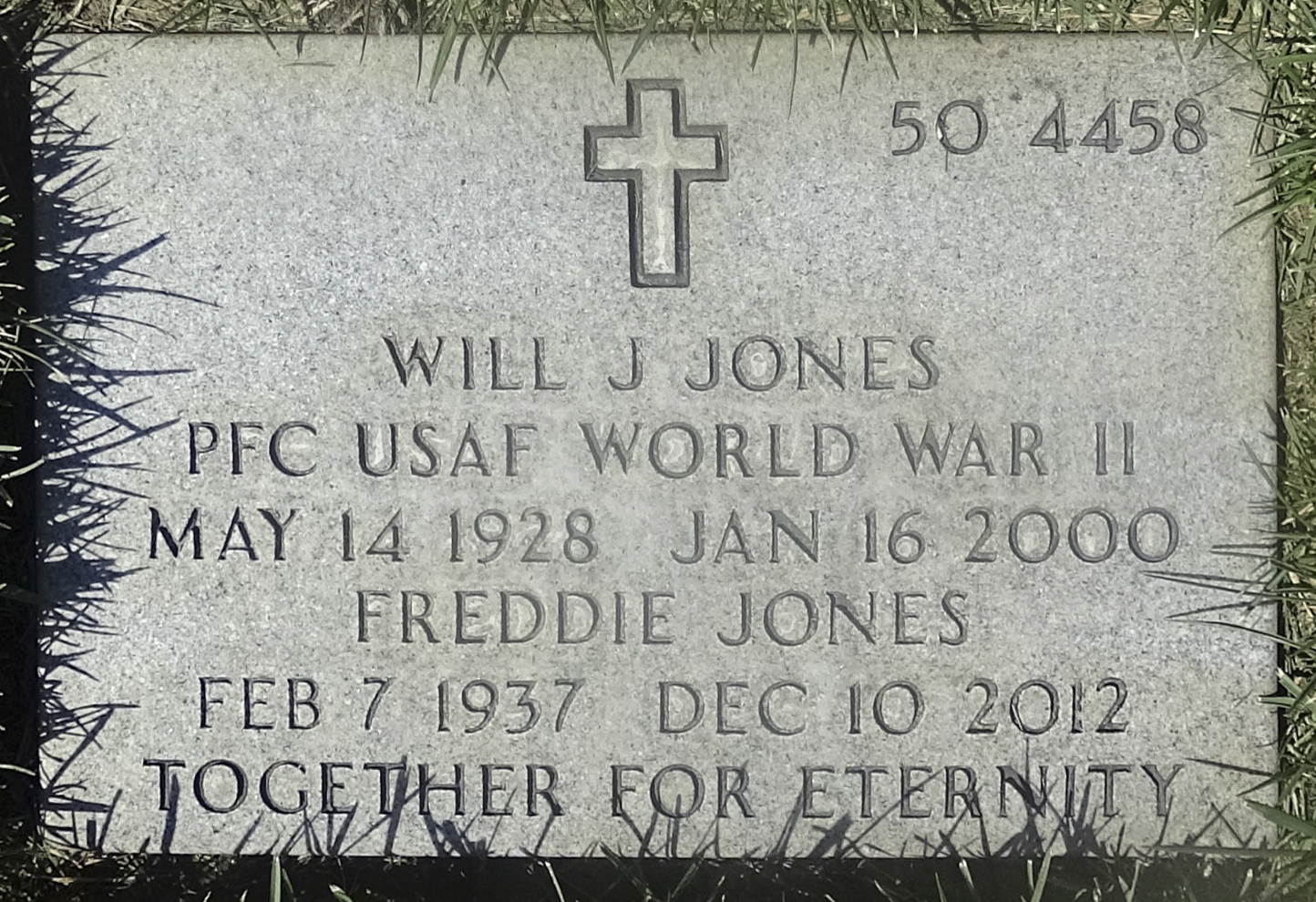 Gravesite marker image for will j jones