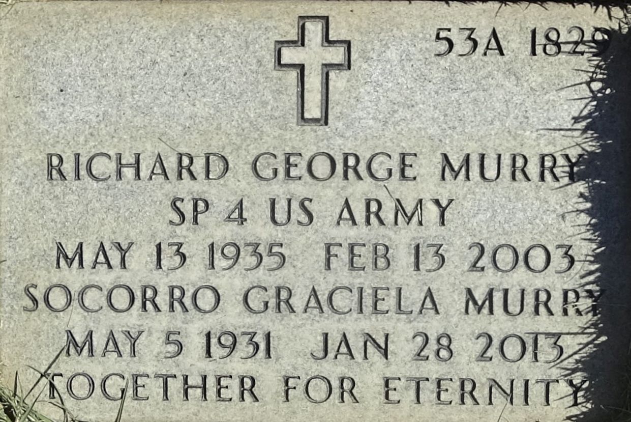 Gravesite marker image for richard george murry
