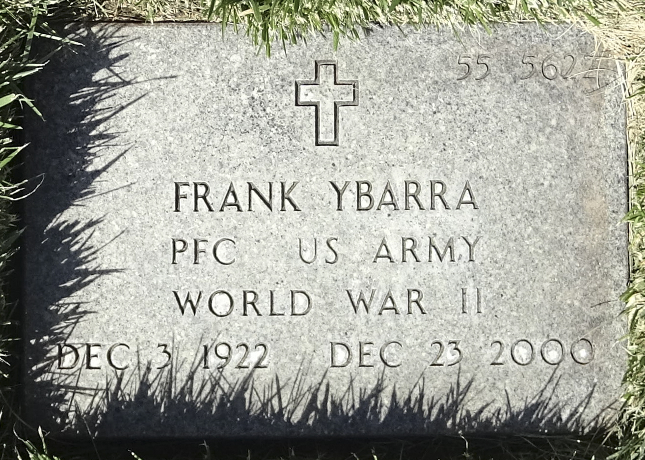 Gravesite marker image for frank ybarra