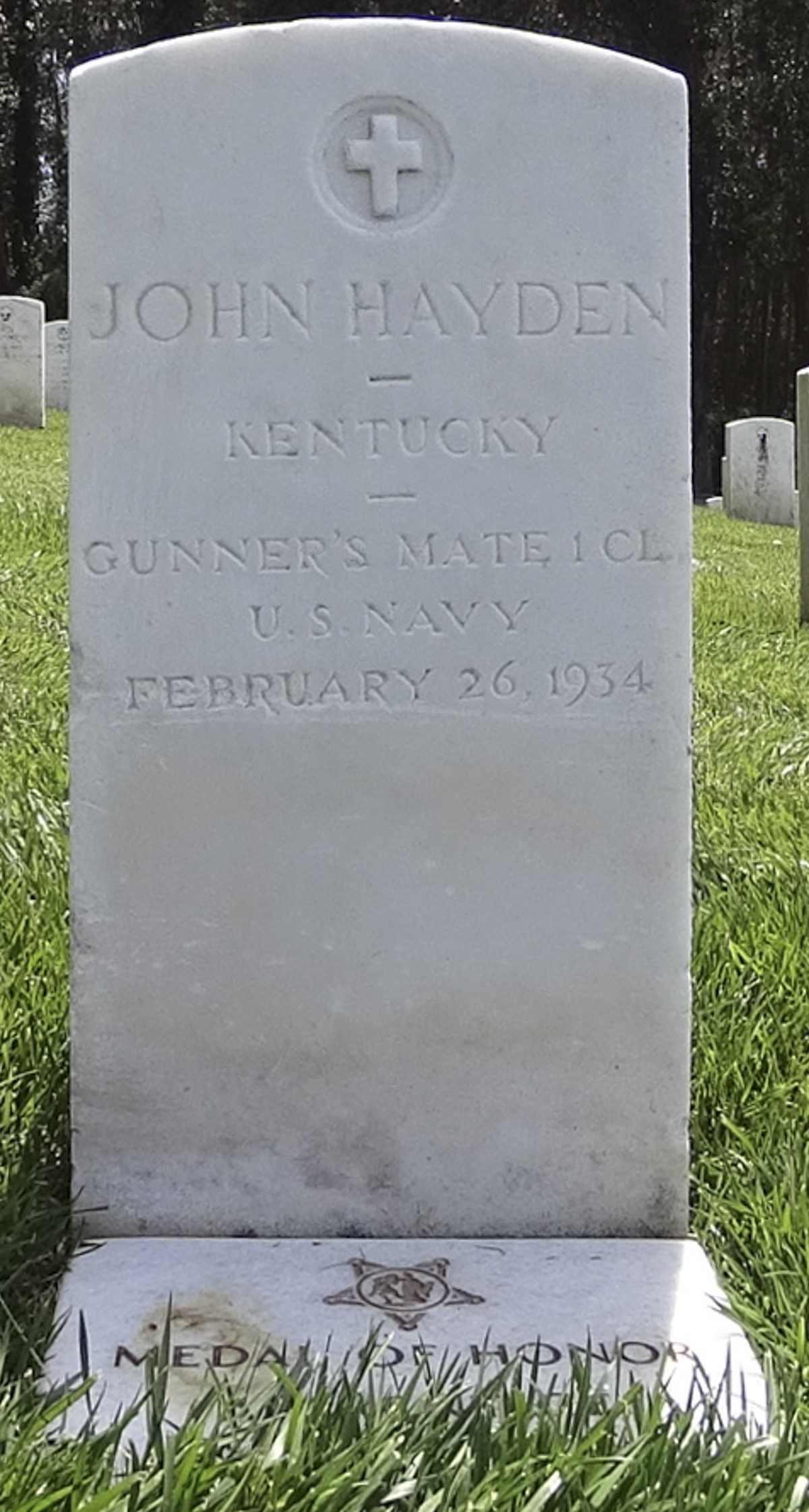 Gravesite marker image for john hayden