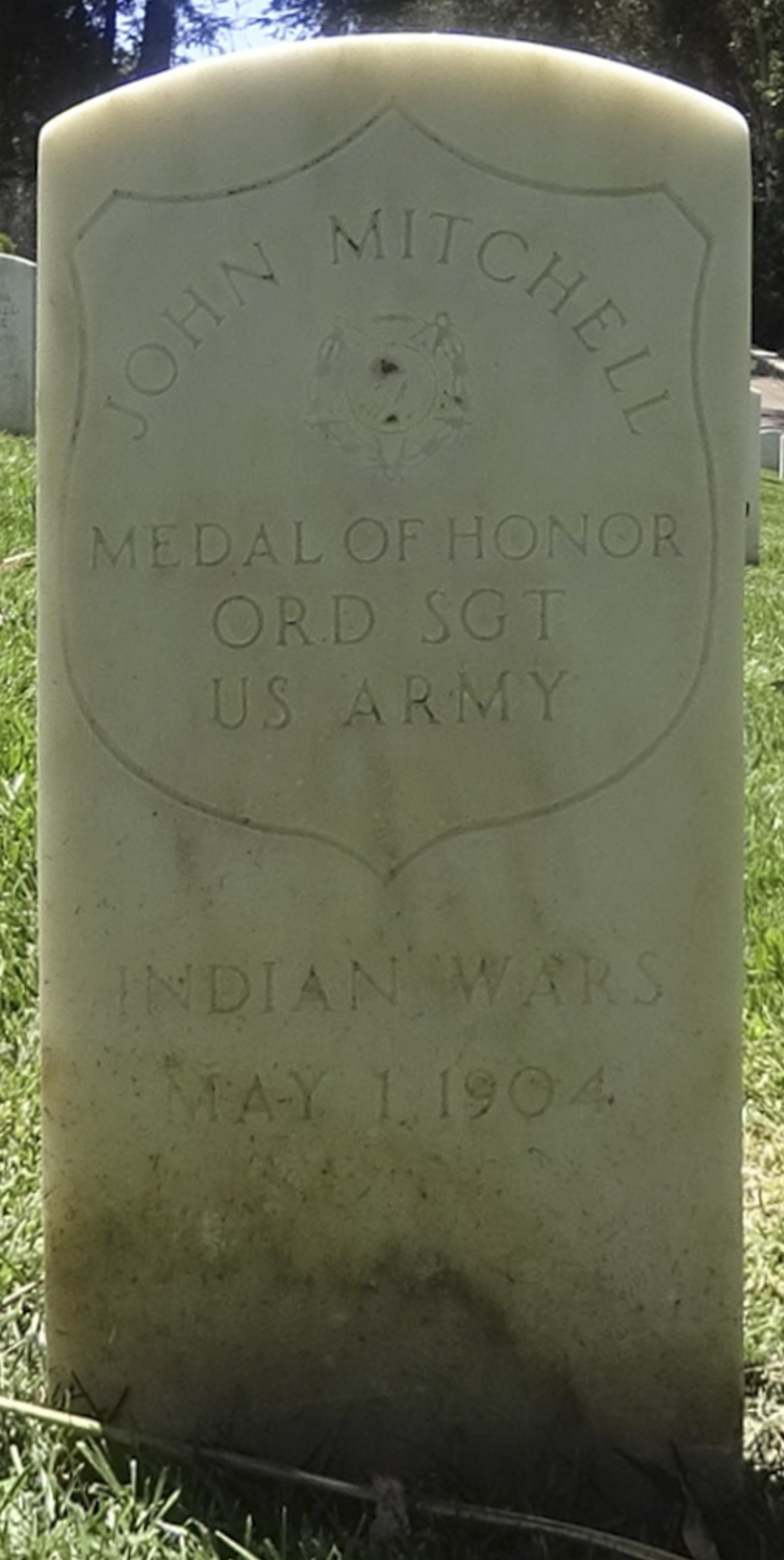 Gravesite marker image for john mitchell