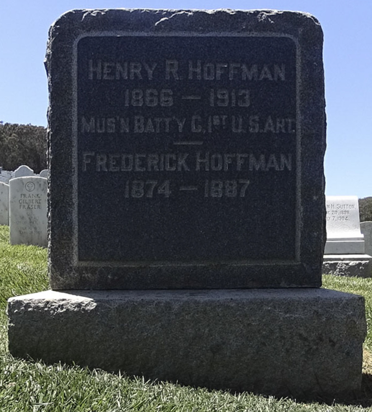 Gravesite marker image for henry r hoffman