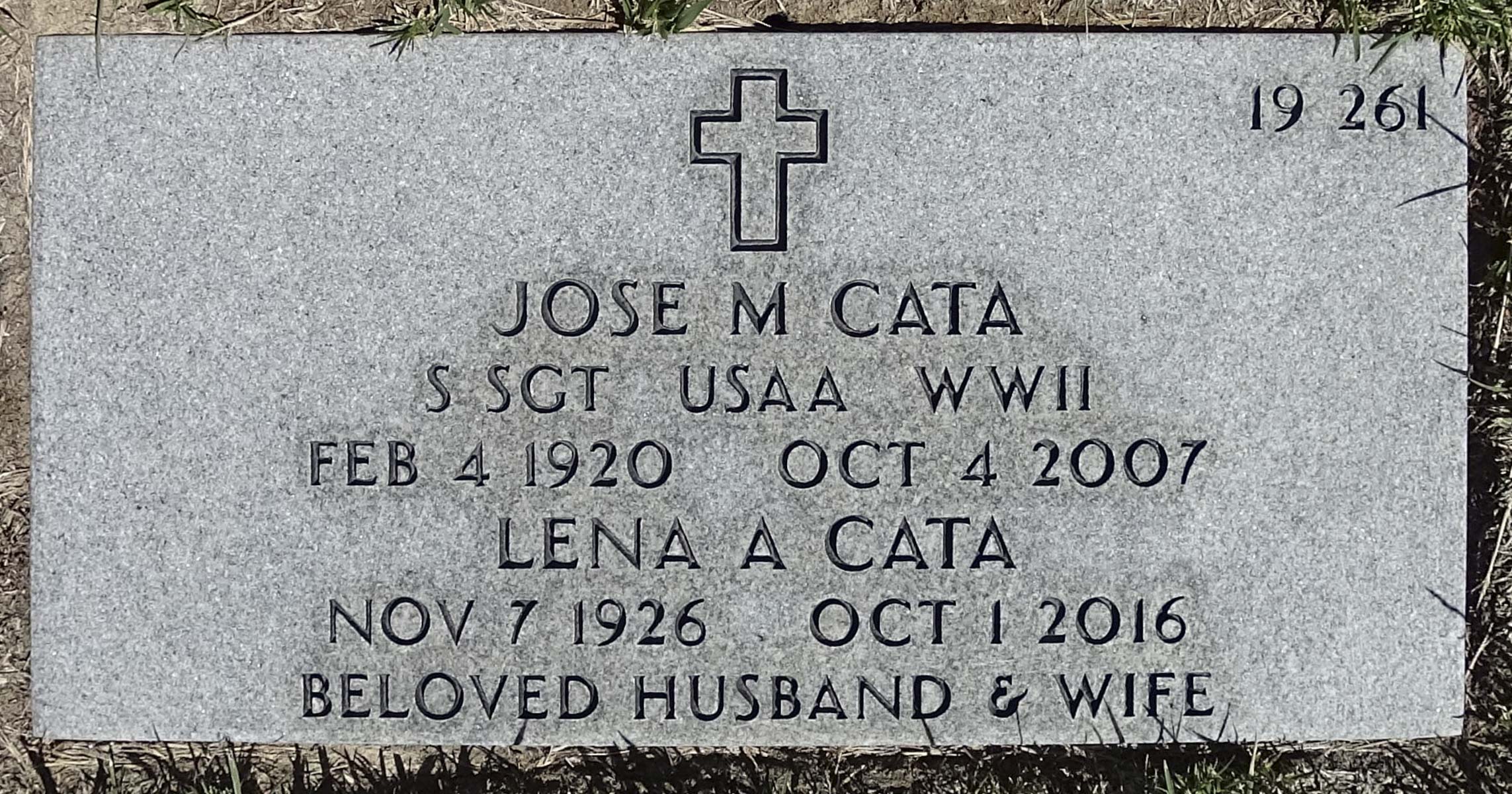 Gravesite marker image for joseph m cata