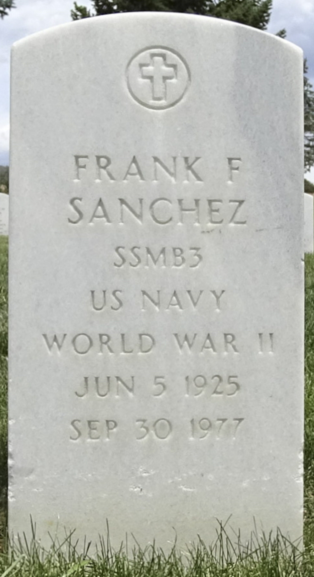 Gravesite marker image for frank fred sanchez