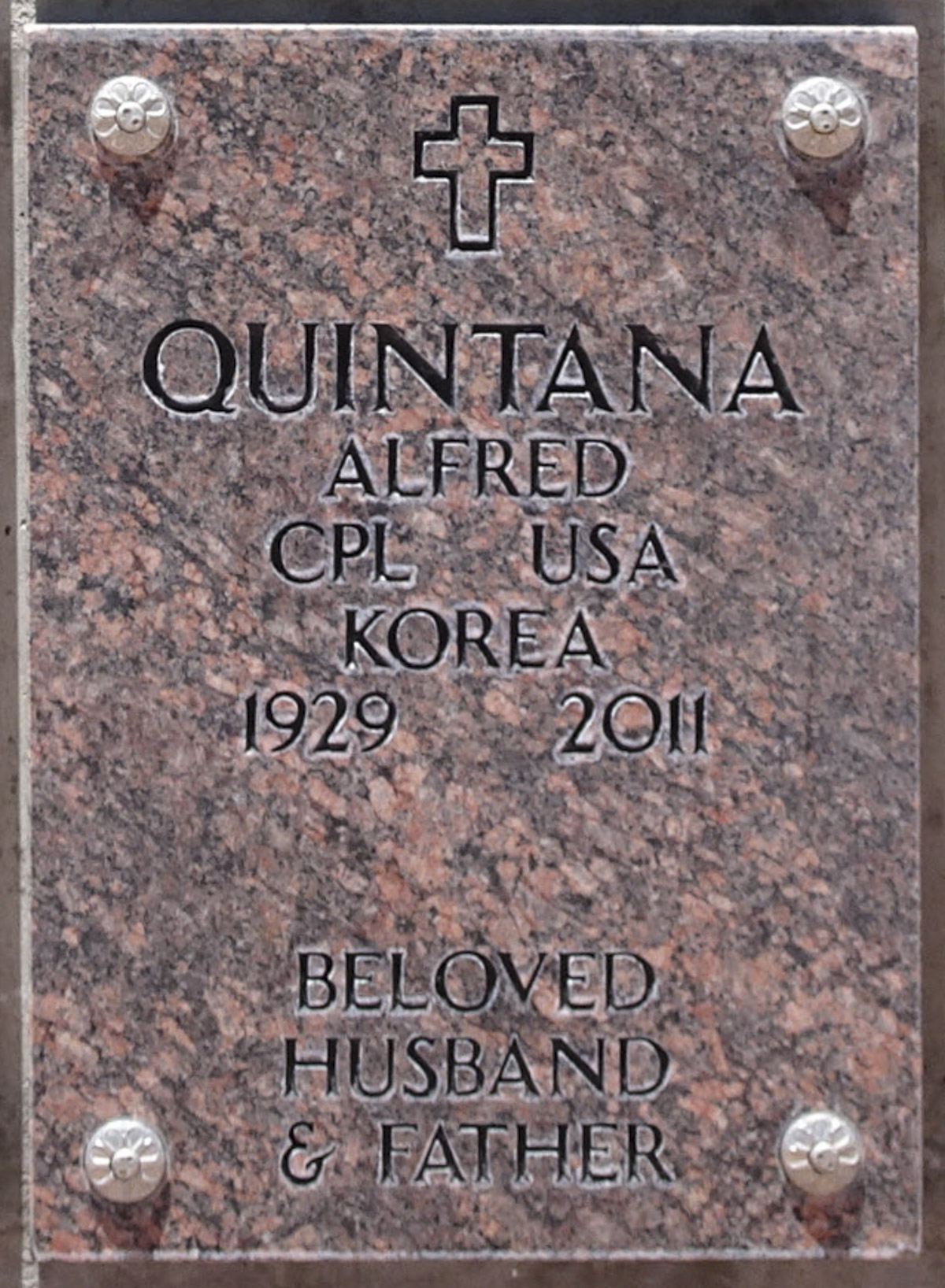 Gravesite marker image for alfred quintana