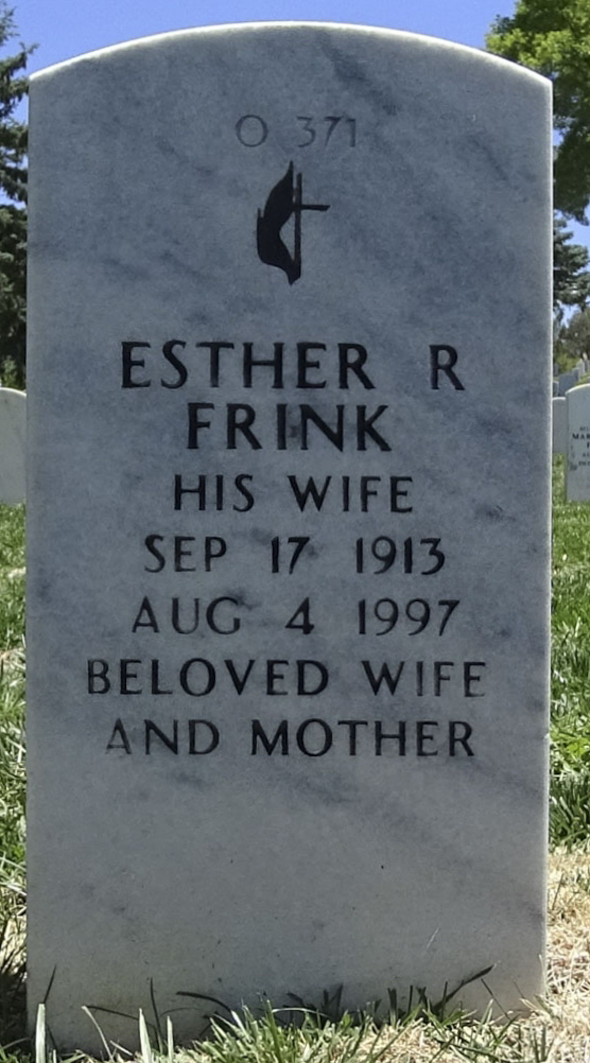 Gravesite marker image for john w frink