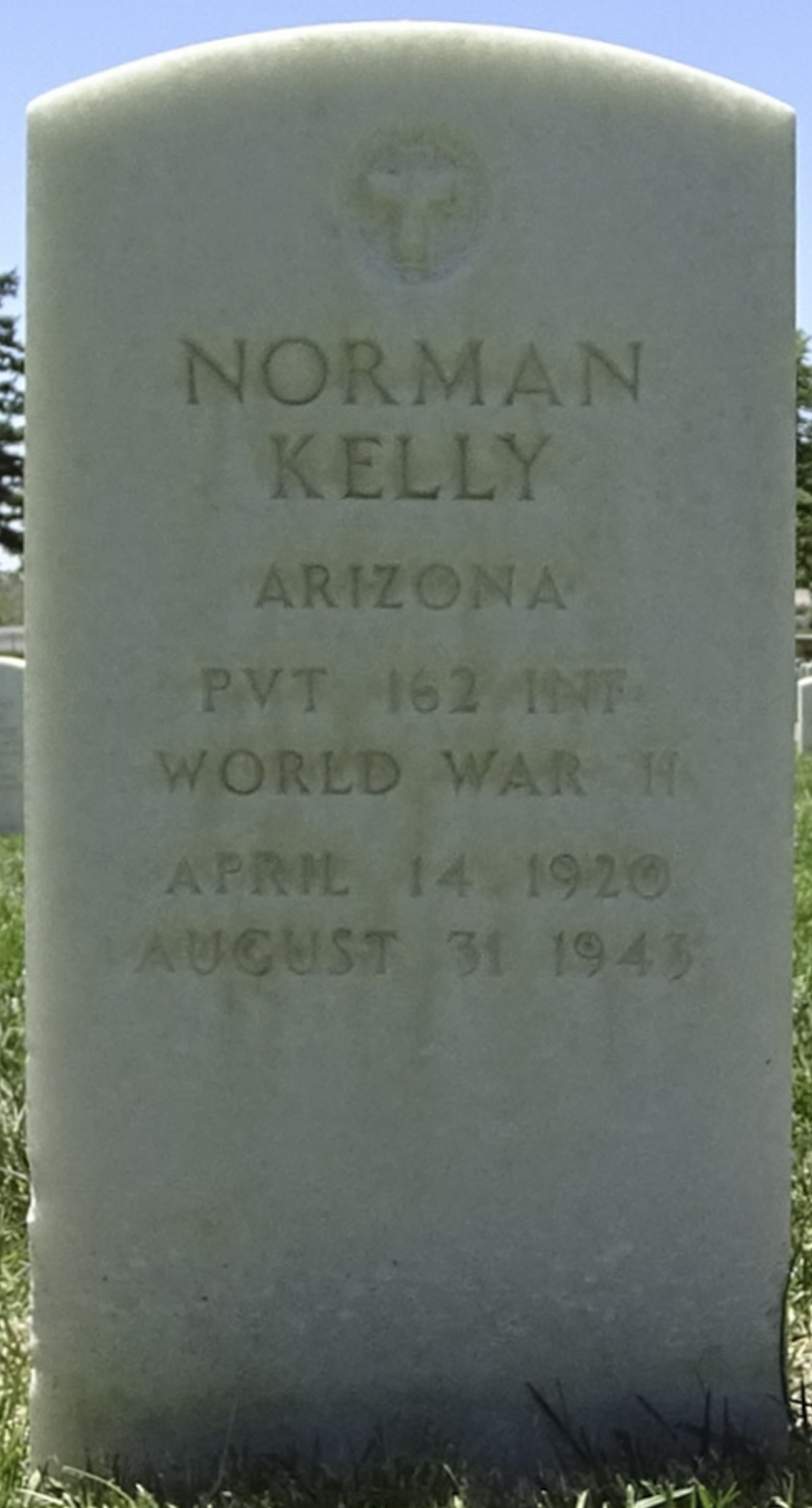 Gravesite marker image for norman kelly