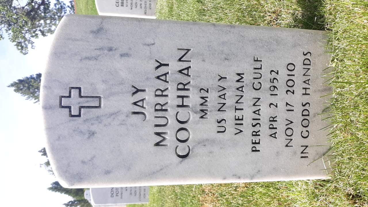 Gravesite marker image for jay murray cochran
