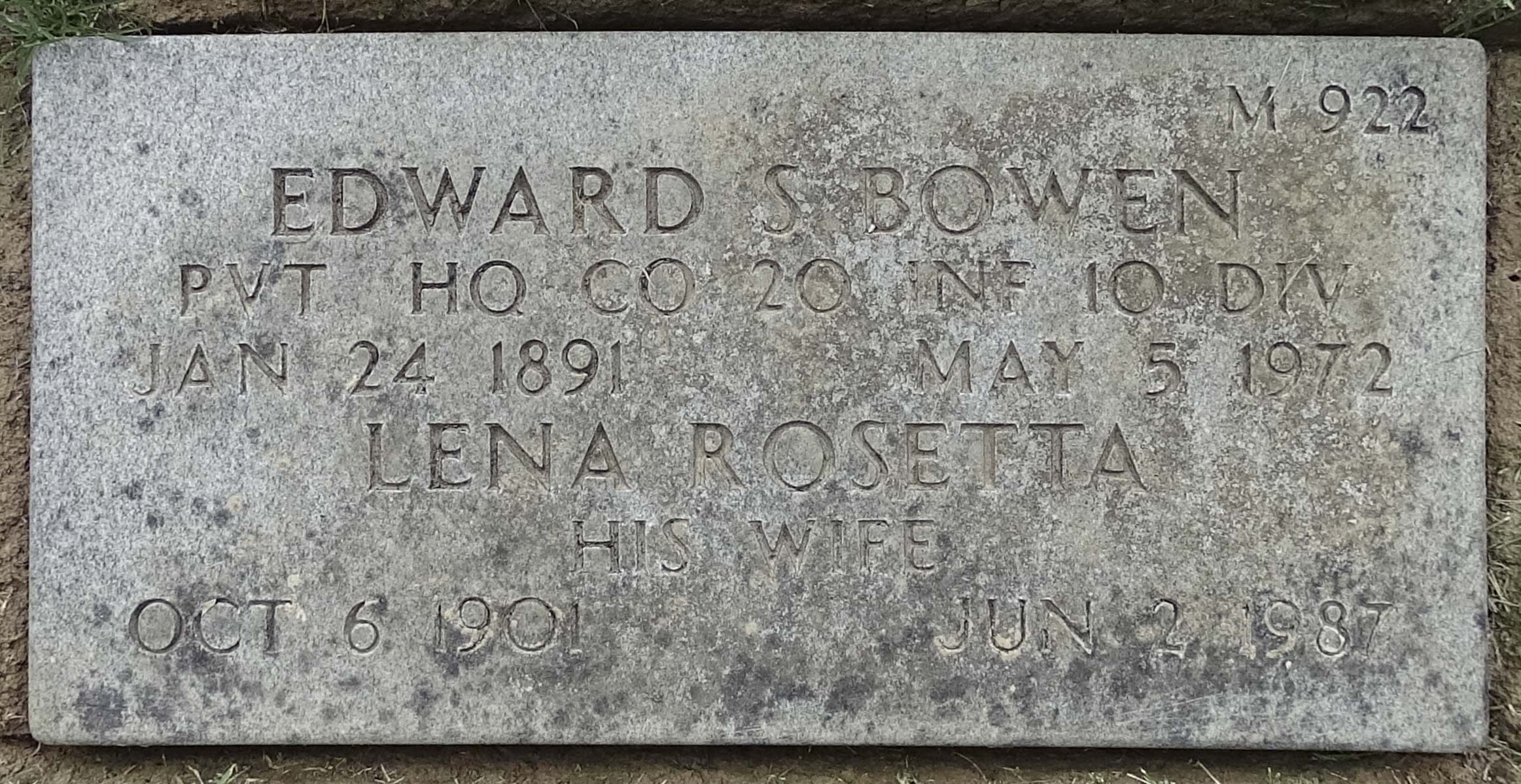 Gravesite marker image for edward s bowen