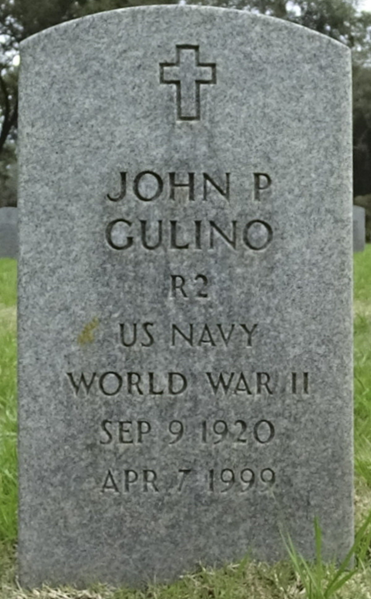 Gravesite marker image for john p gulino