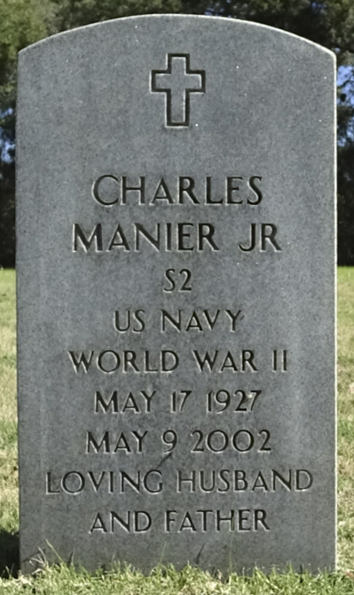 Gravesite marker image for charles manier jr