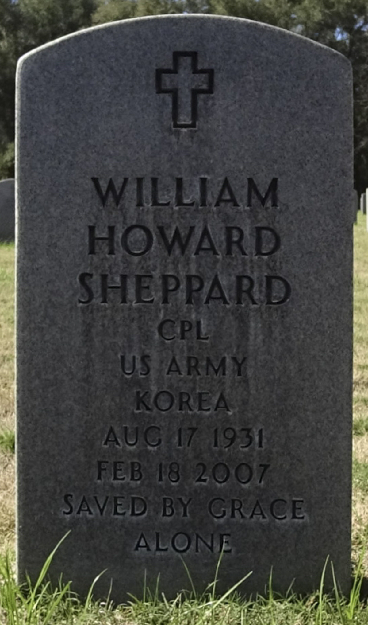 Gravesite marker image for william howard sheppard