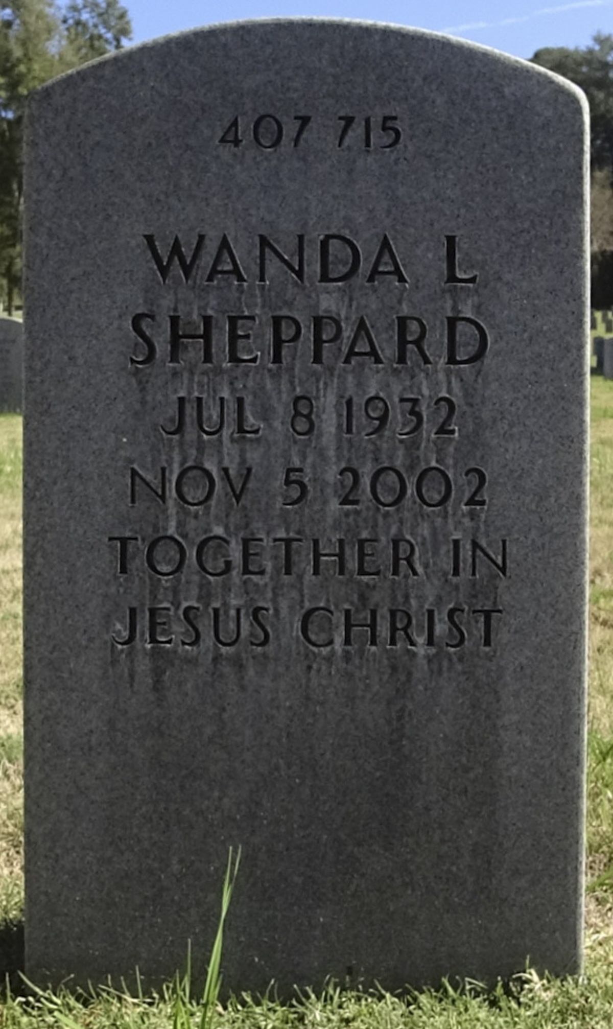 Gravesite marker image for william howard sheppard