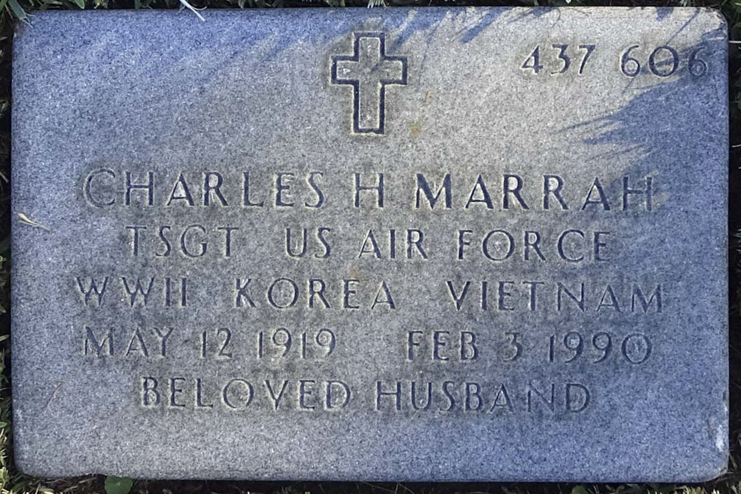 Gravesite marker image for charles h marrah