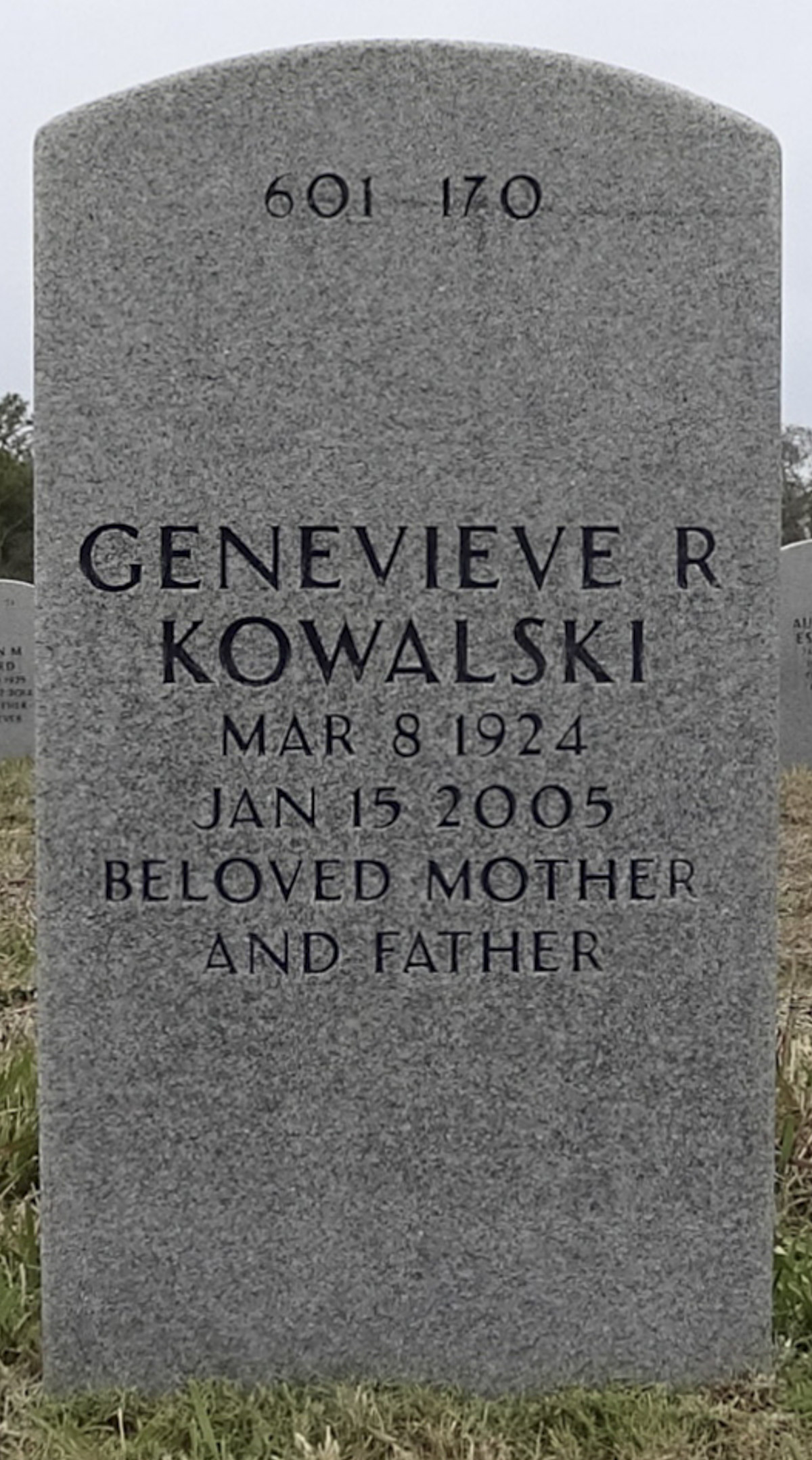 Gravesite marker image for bernard walter kowalski