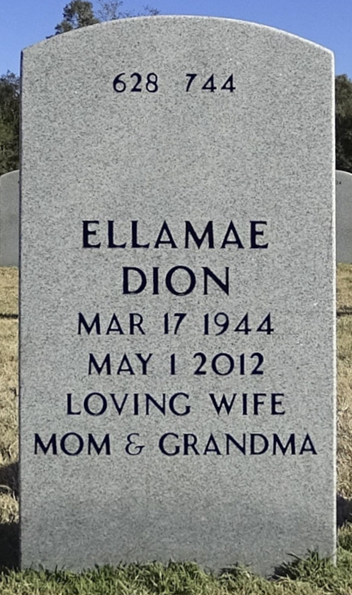 Gravesite marker image for arthur weston dion