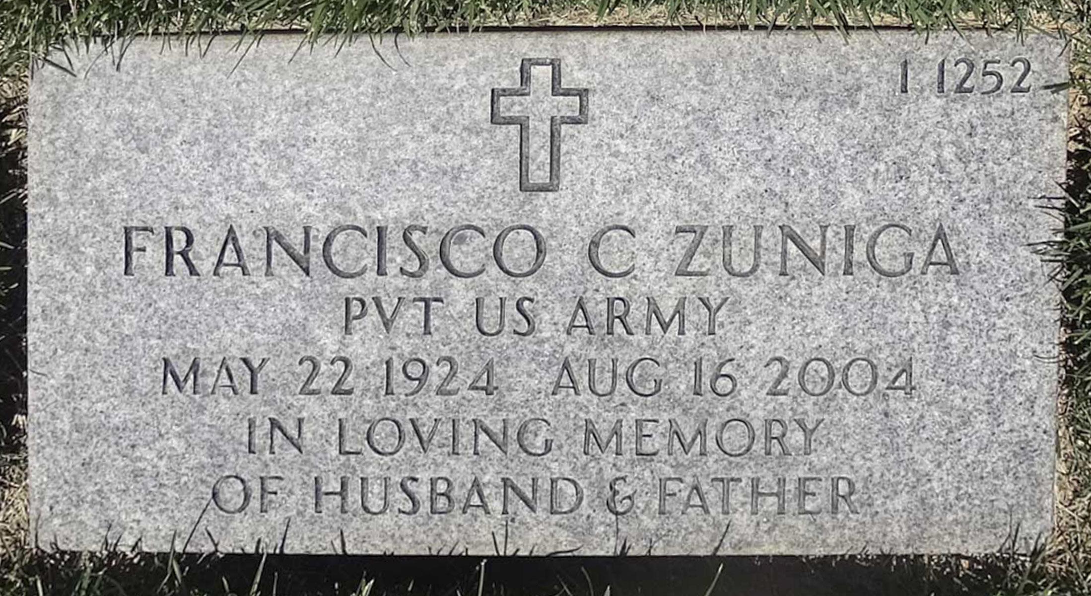 Gravesite marker image for francisco c zuniga