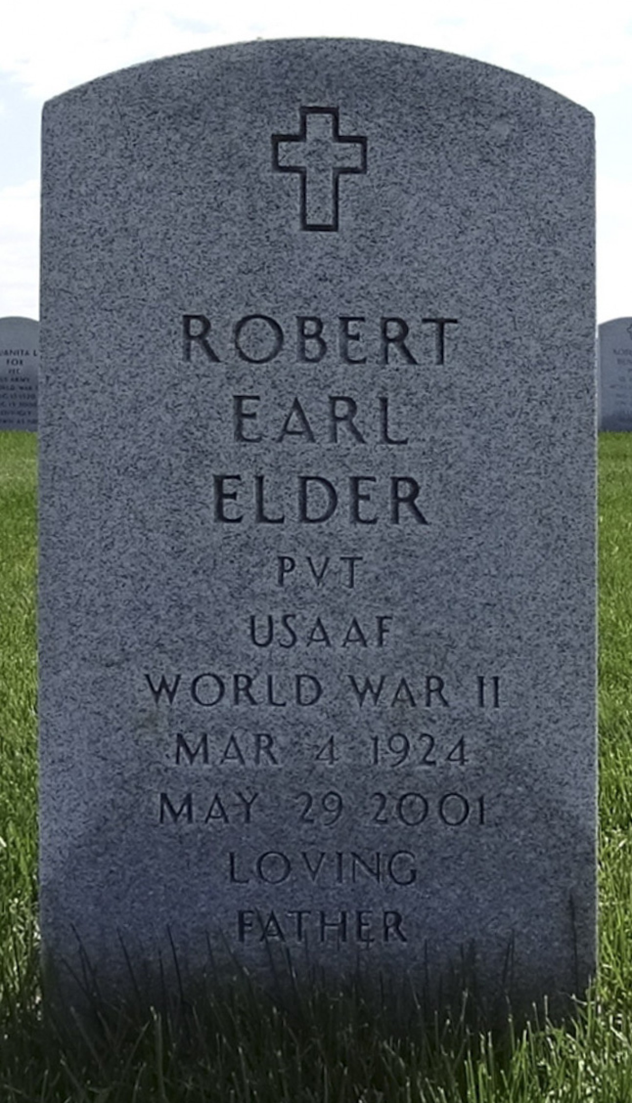 Gravesite marker image for robert earl elder