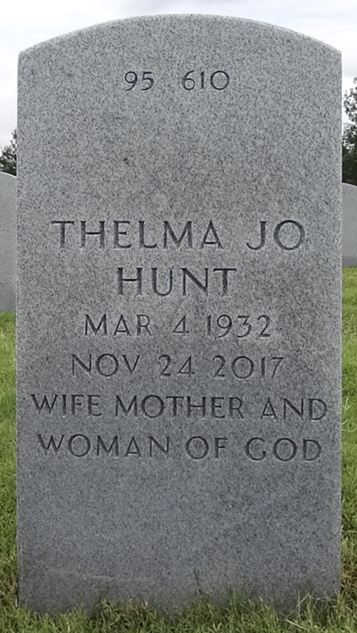 Gravesite marker image for archie lee hunt sr