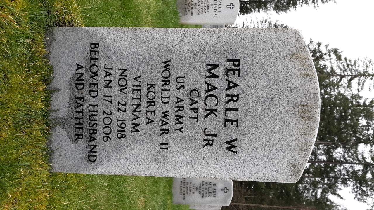 Gravesite marker image for pearle william mack jr