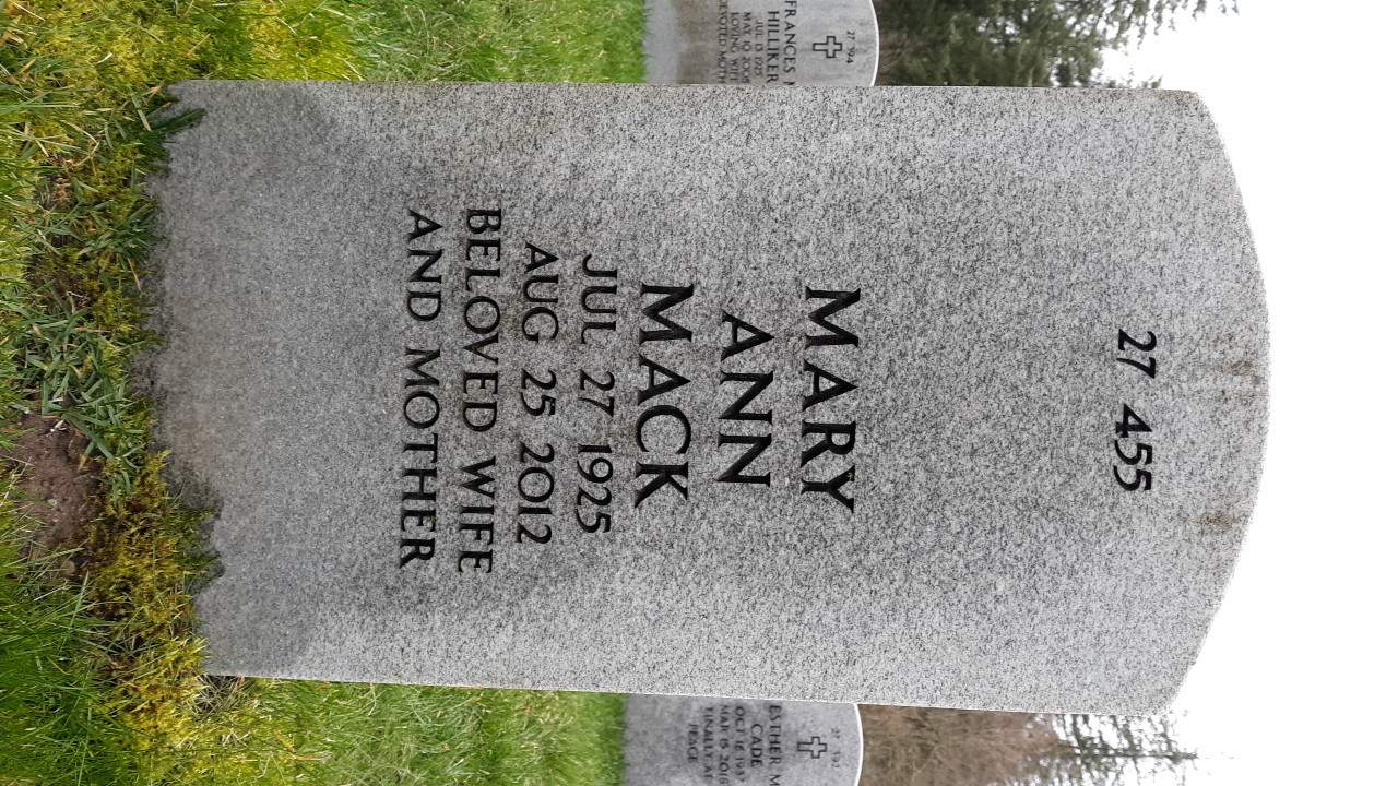 Gravesite marker image for pearle william mack jr