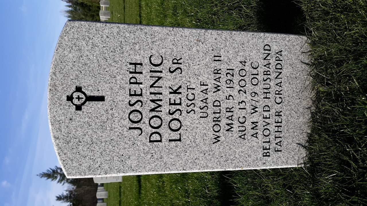 Gravesite marker image for joseph dominic losek sr
