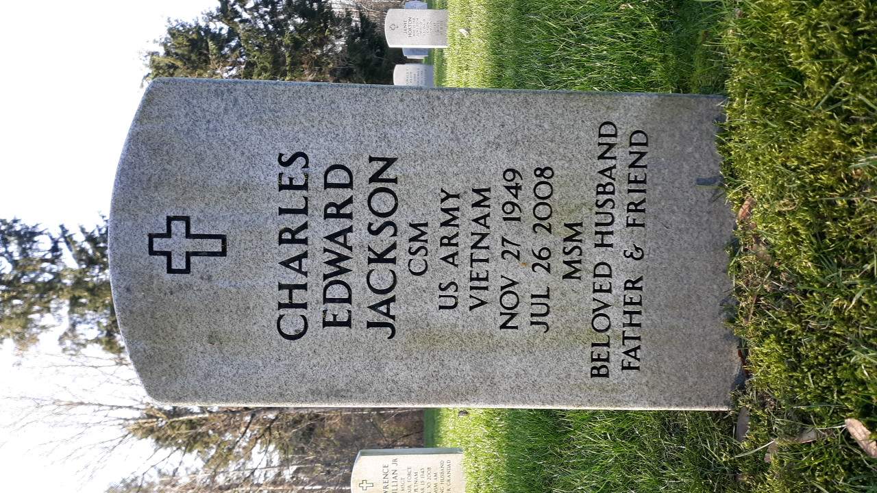 Gravesite marker image for charles edward jackson