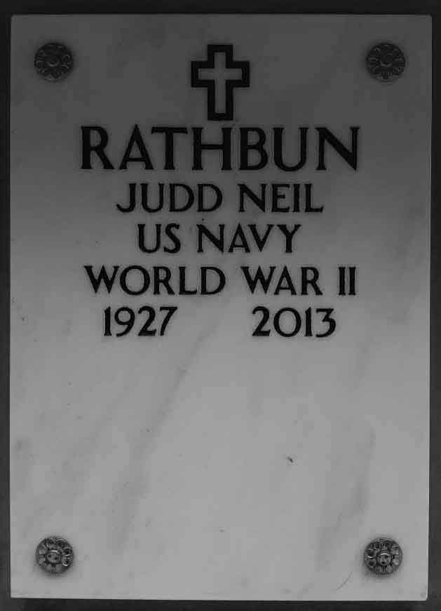 Gravesite marker image for judd neil rathbun