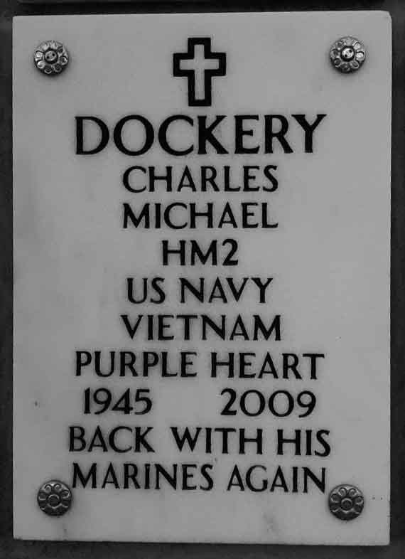 Gravesite marker image for charles michael dockery