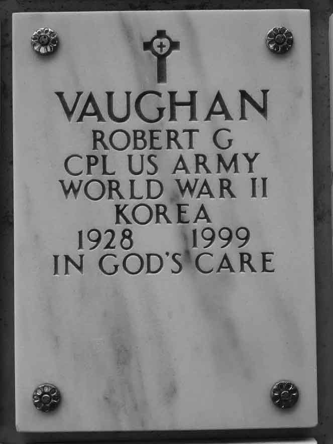Gravesite marker image for robert gerald vaughan