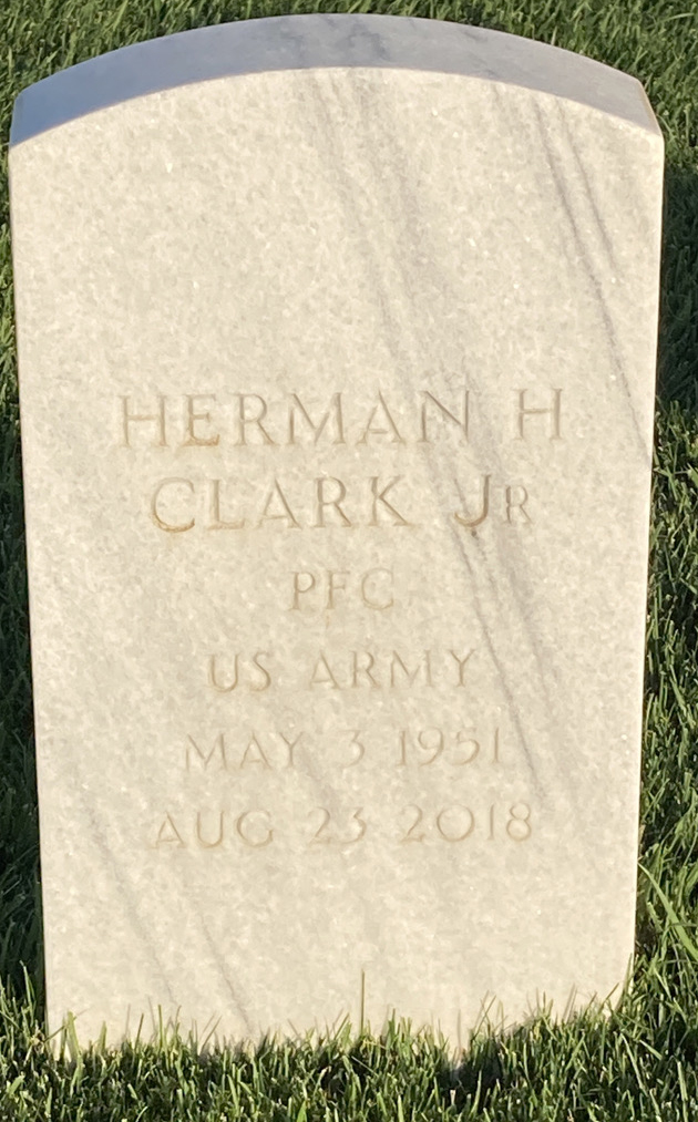 Gravesite marker image for herman henry clark jr